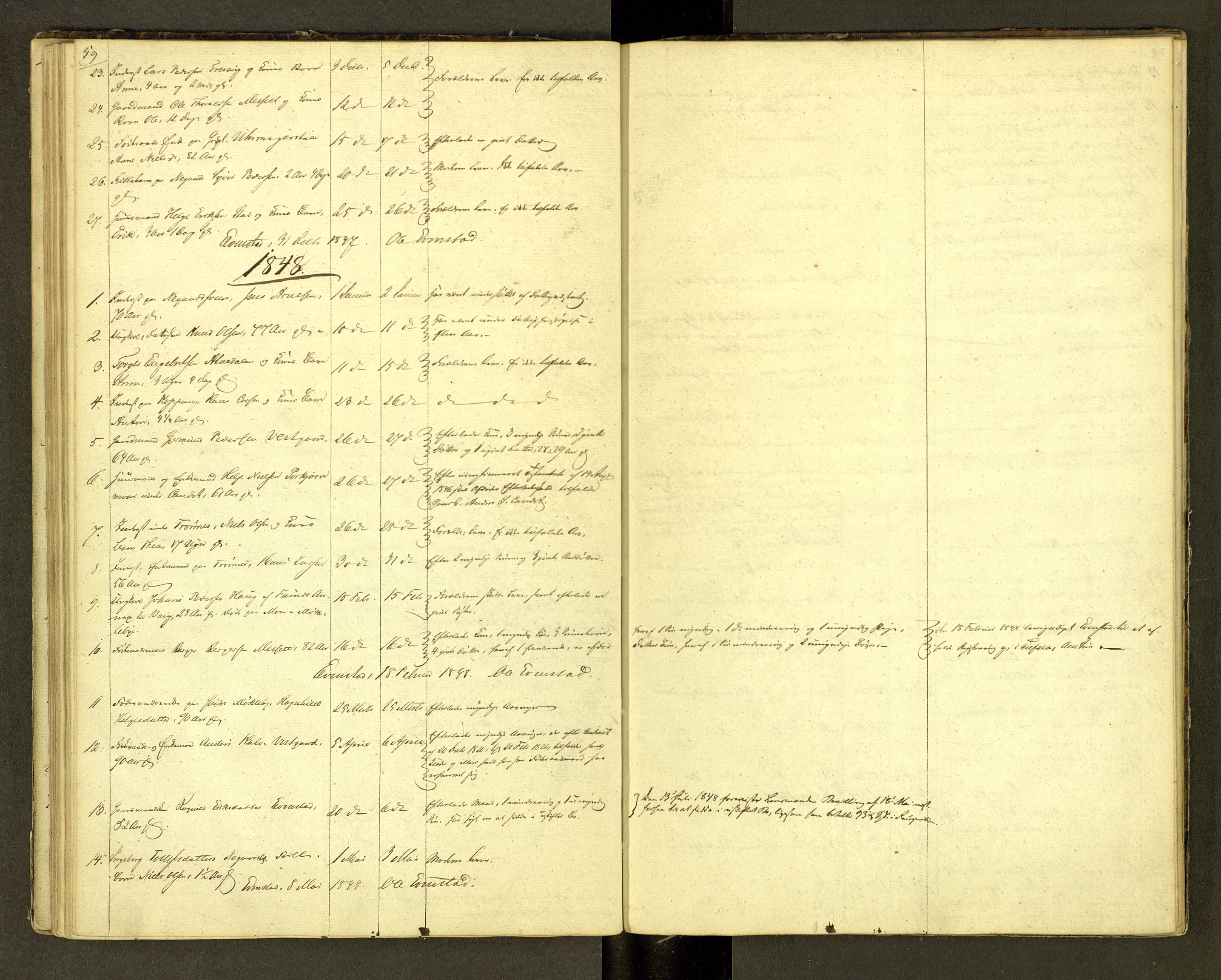 Sør-Østerdal sorenskriveri, AV/SAH-TING-018/J/Jg/L0001: Dødsfallsjournal, 1844-1853
