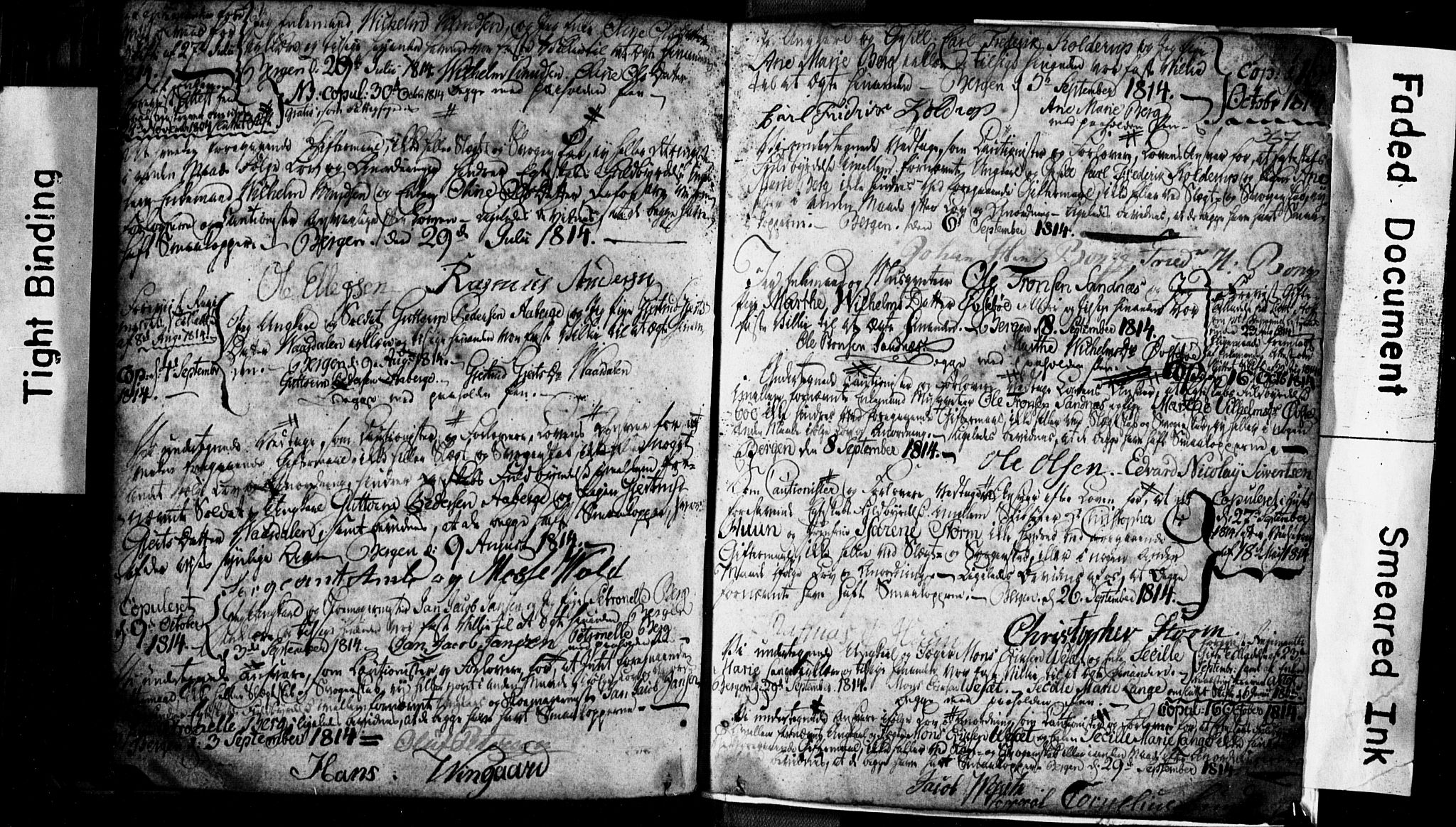 Korskirken sokneprestembete, SAB/A-76101: Forlovererklæringer nr. II.5.1, 1776-1816, s. 367