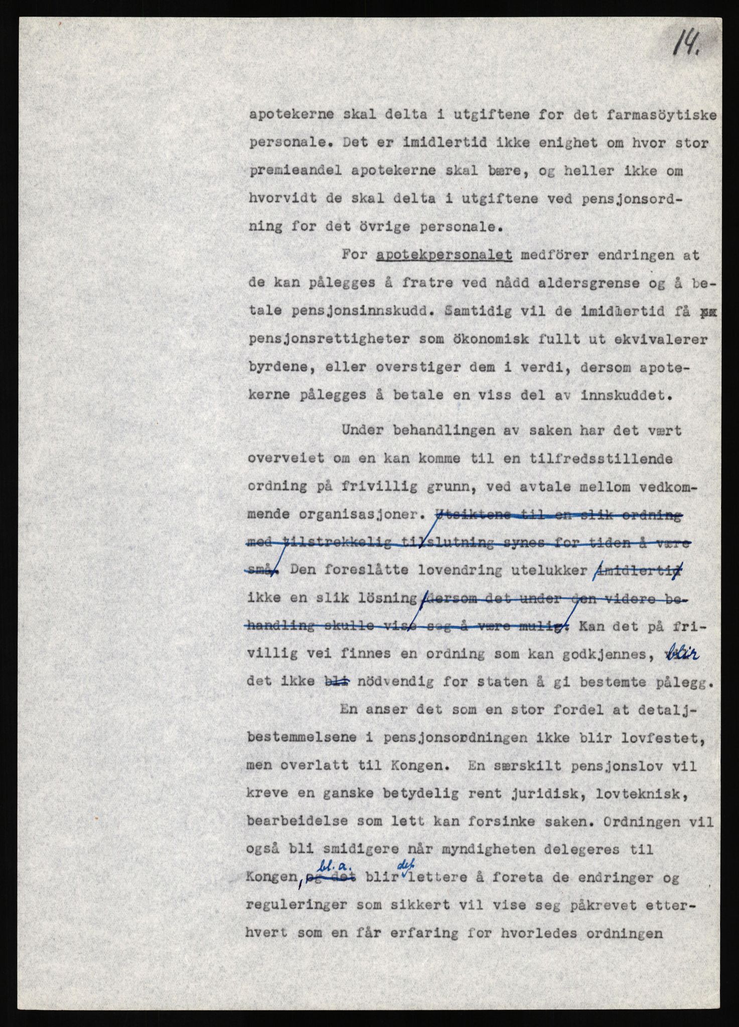 Justisdepartementet, Lovavdelingen, AV/RA-S-3212/D/Dh/L0284/0001: Lover / Uttalelser om lovutkast: Jnr. 455 - 1757. 3 mapper, 1950, s. 24