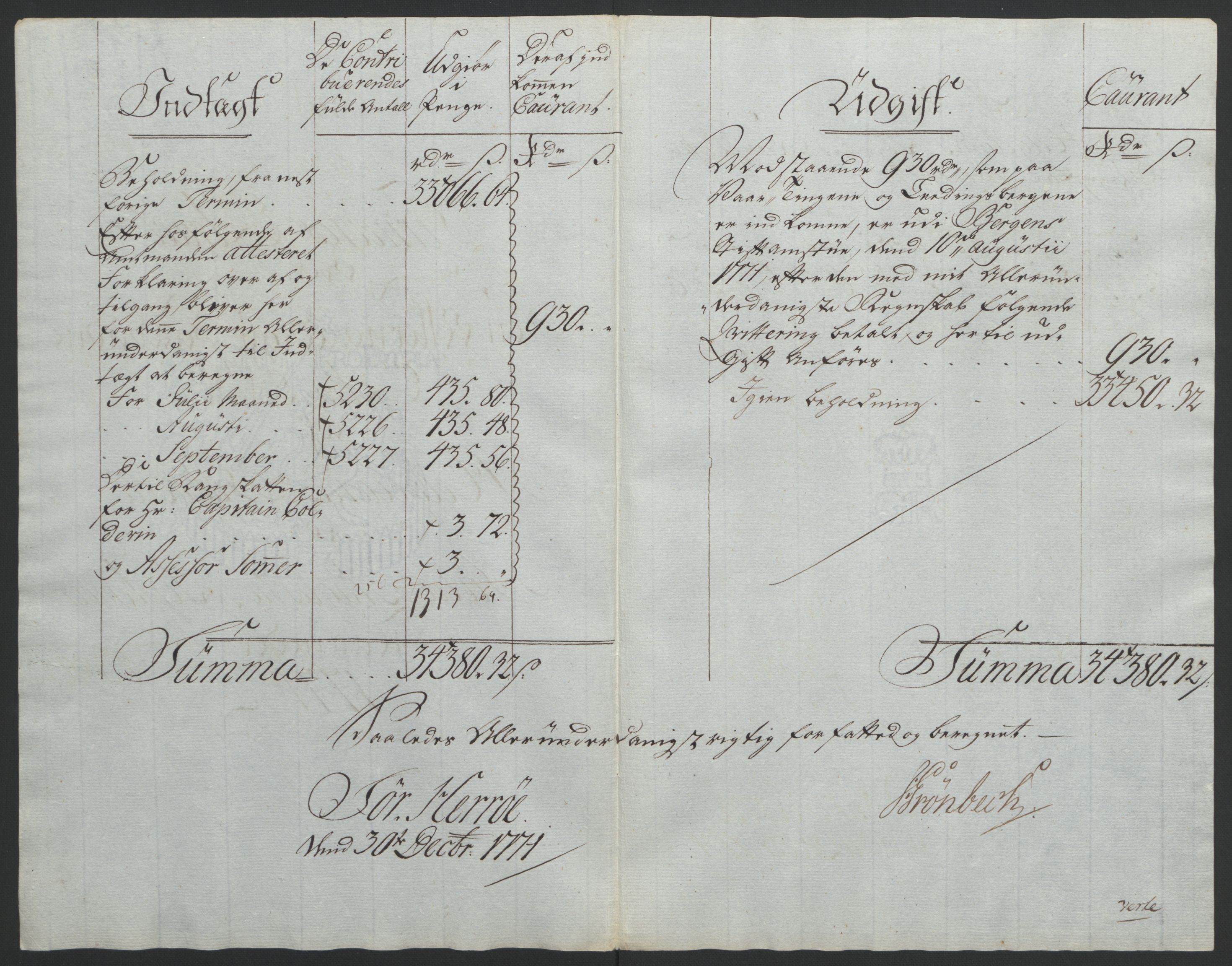 Rentekammeret inntil 1814, Reviderte regnskaper, Fogderegnskap, AV/RA-EA-4092/R65/L4573: Ekstraskatten Helgeland, 1762-1772, s. 336