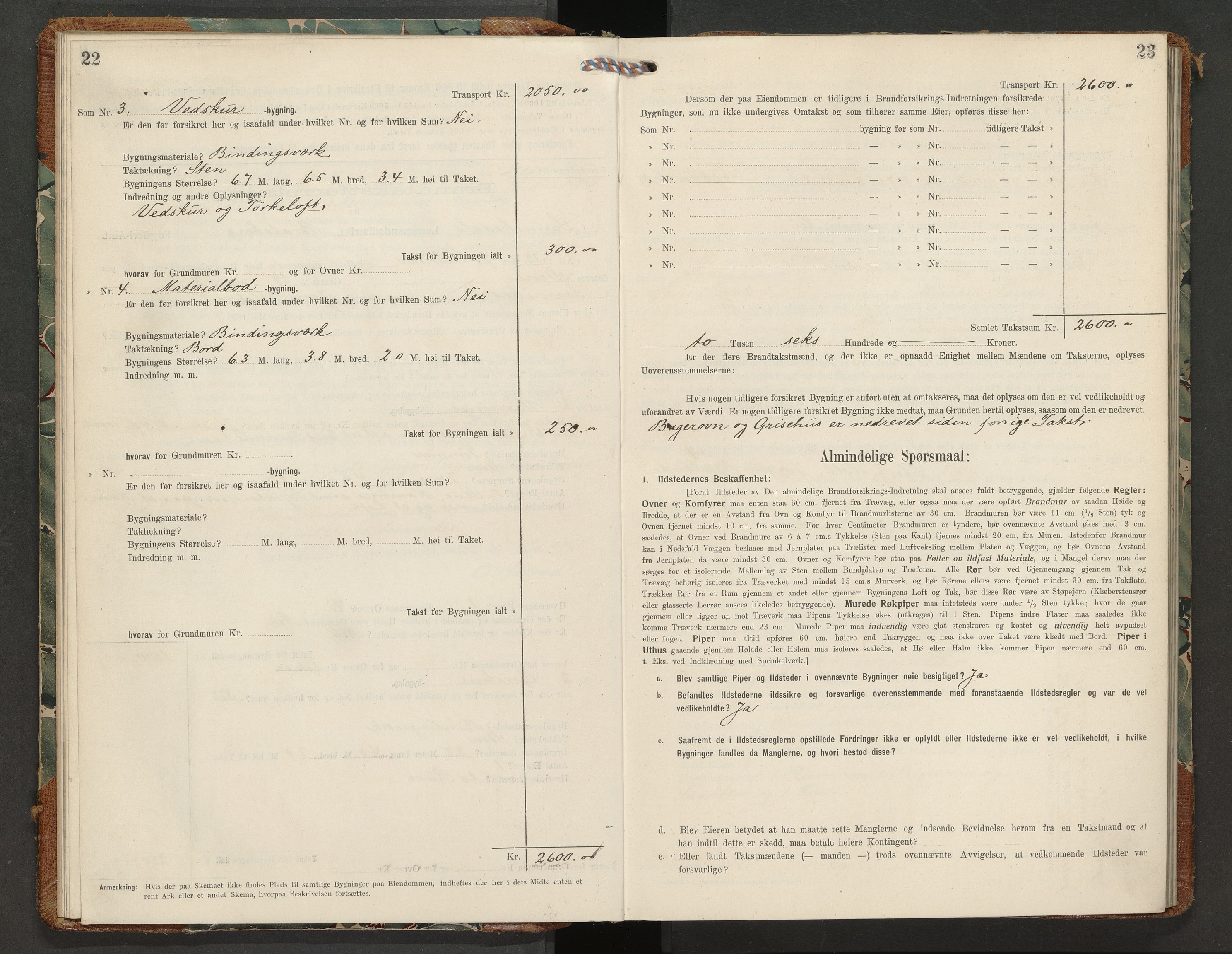 Sannidal lensmannskontor, AV/SAKO-A-569/Y/Yc/Ycb/L0004: Skjematakstprotokoll, 1912-1918