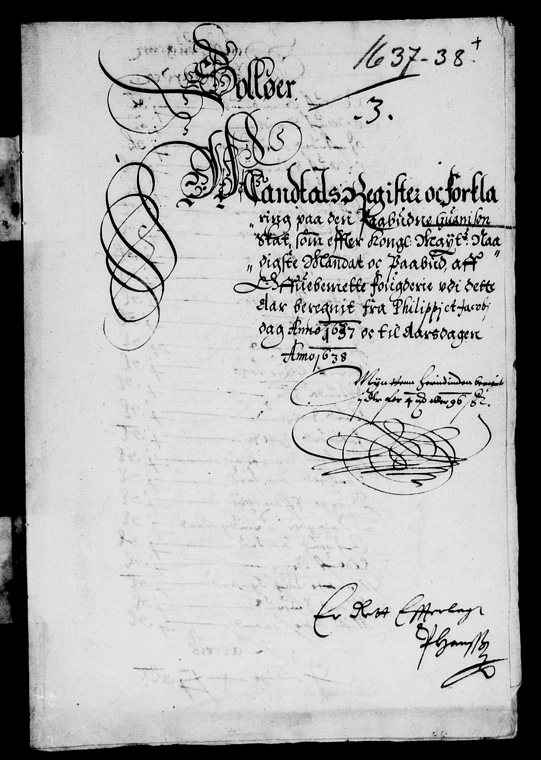 Rentekammeret inntil 1814, Reviderte regnskaper, Lensregnskaper, RA/EA-5023/R/Rb/Rba/L0136: Akershus len, 1637-1638