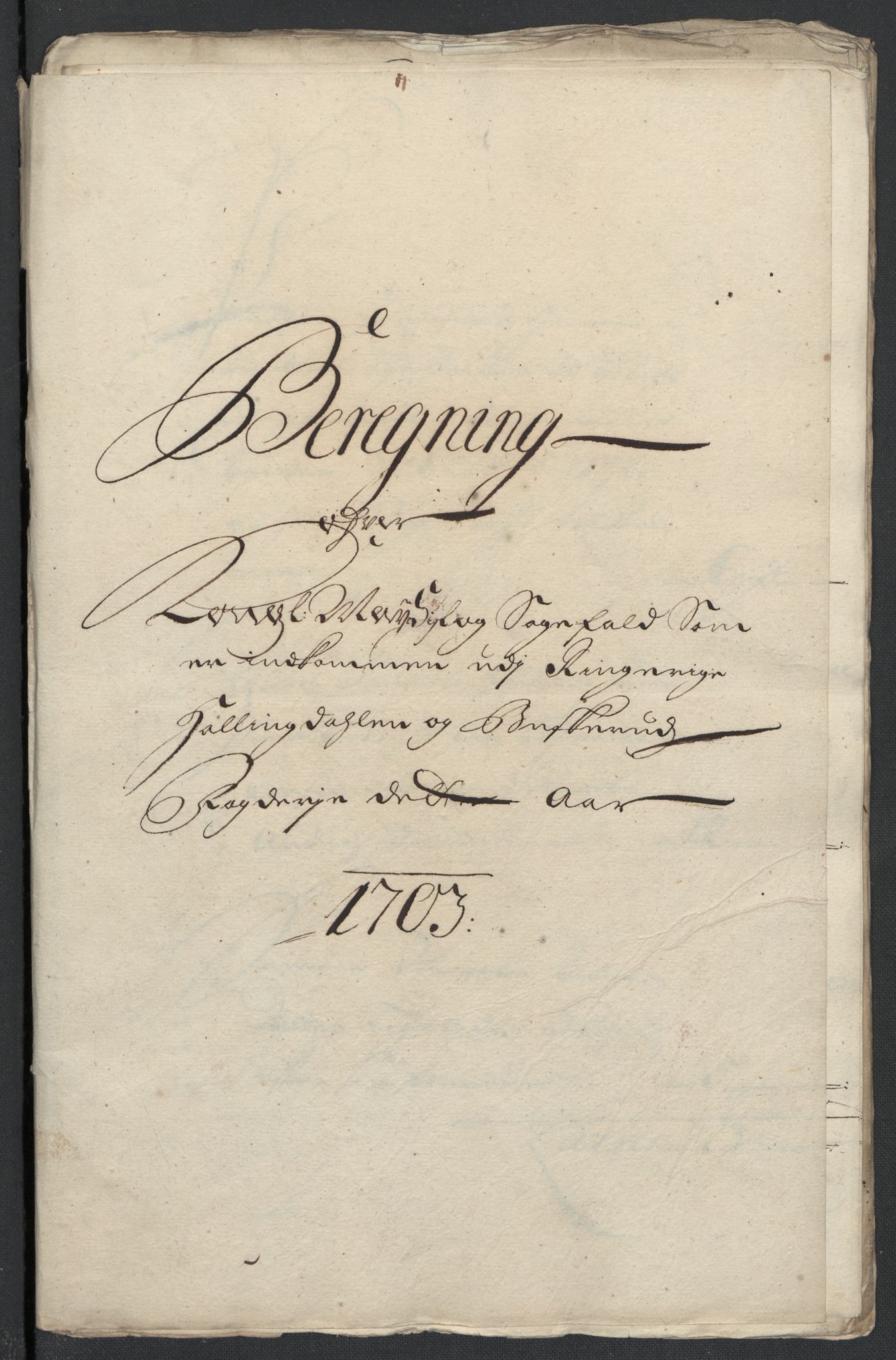 Rentekammeret inntil 1814, Reviderte regnskaper, Fogderegnskap, RA/EA-4092/R22/L1461: Fogderegnskap Ringerike, Hallingdal og Buskerud, 1703, s. 171