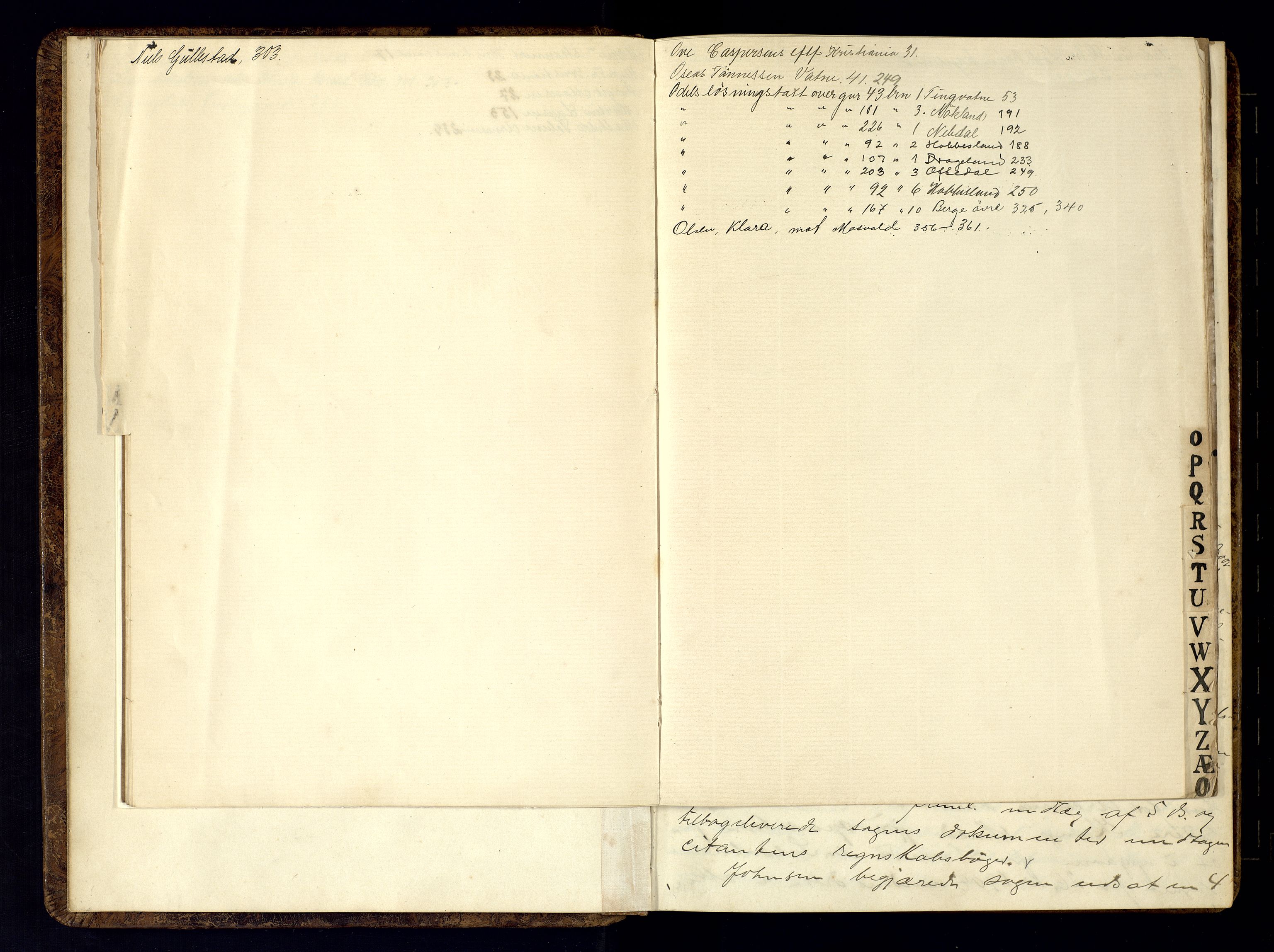 Lyngdal sorenskriveri, SAK/1221-0004/F/Fb/L0095: Ekstrarettsprotokoll nr. 31, 1905-1914