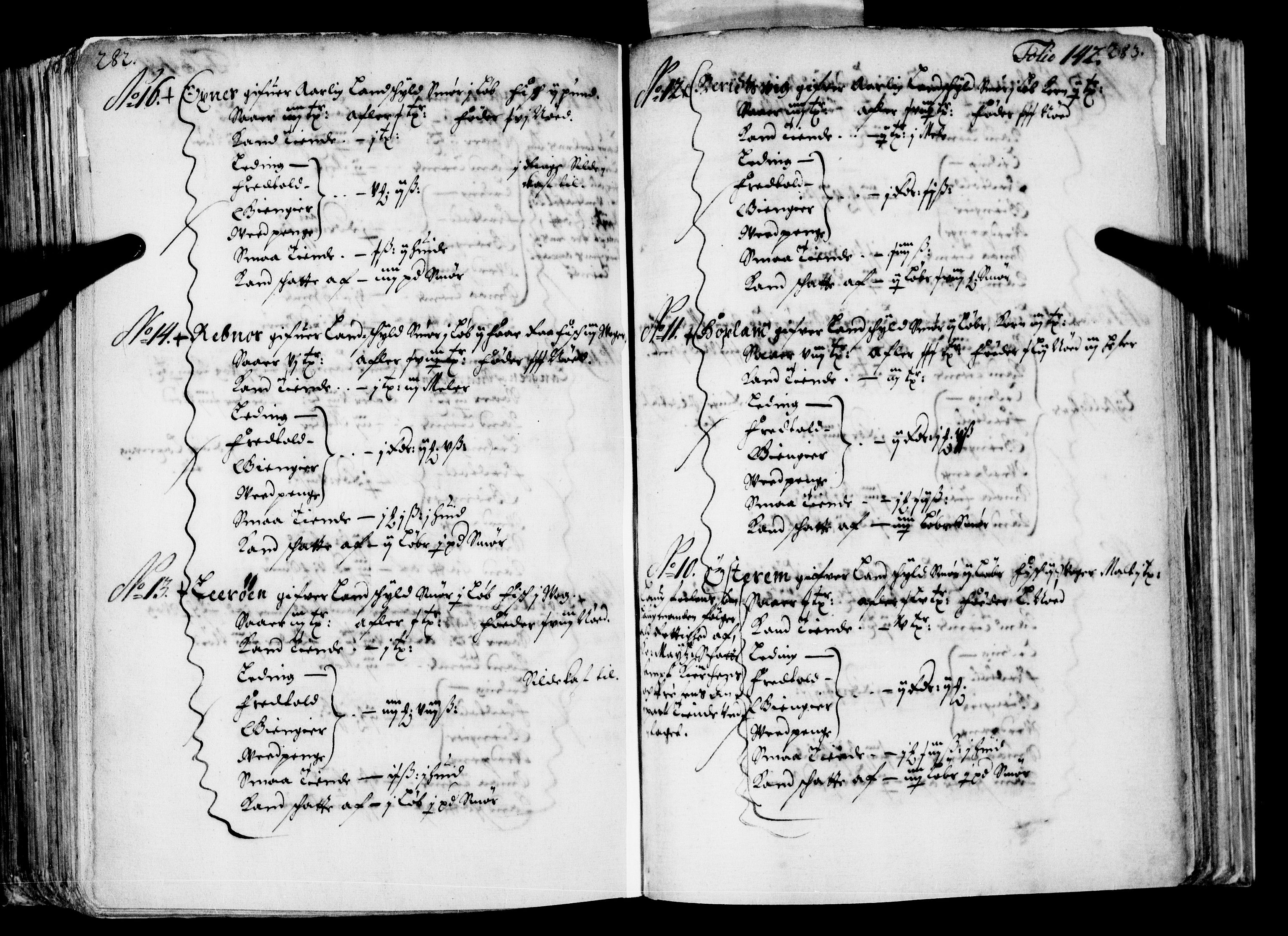 Rentekammeret inntil 1814, Realistisk ordnet avdeling, AV/RA-EA-4070/N/Nb/Nba/L0039: Nordhordland fogderi, 1667, s. 141b-142a