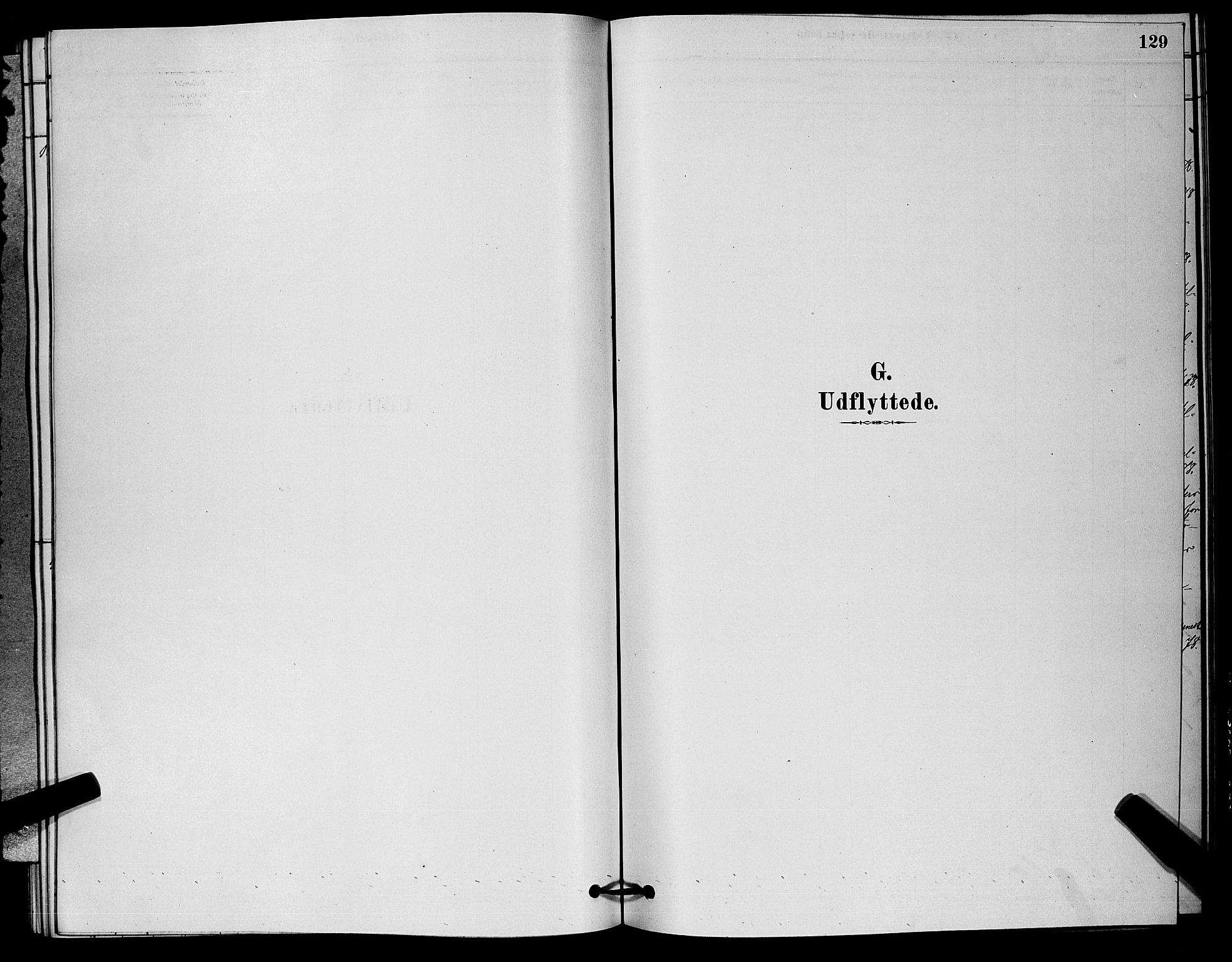 Nore kirkebøker, SAKO/A-238/G/Ga/L0002: Klokkerbok nr. I 2, 1878-1885, s. 129