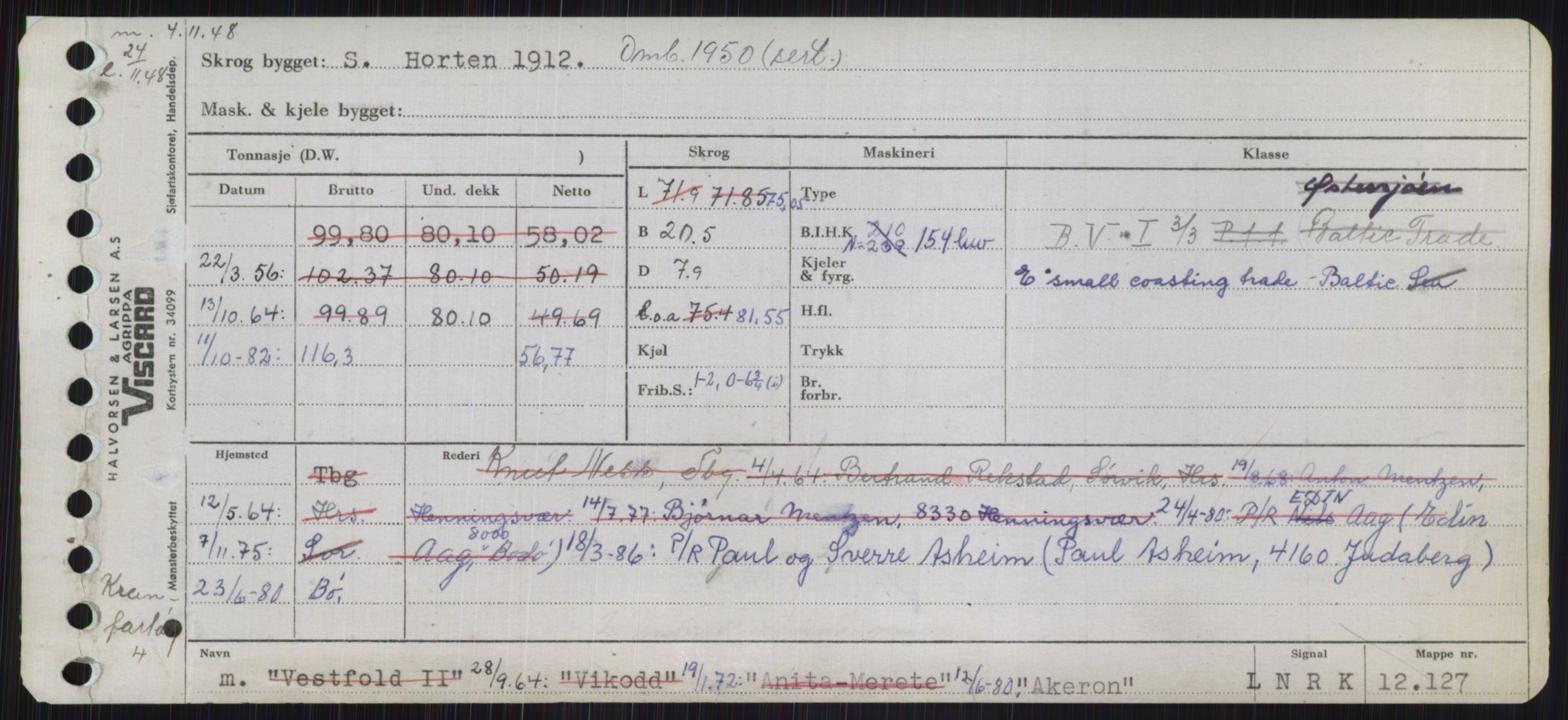 Sjøfartsdirektoratet med forløpere, Skipsmålingen, RA/S-1627/H/Ha/L0001/0001: Fartøy, A-Eig / Fartøy A-Bjøn, s. 51