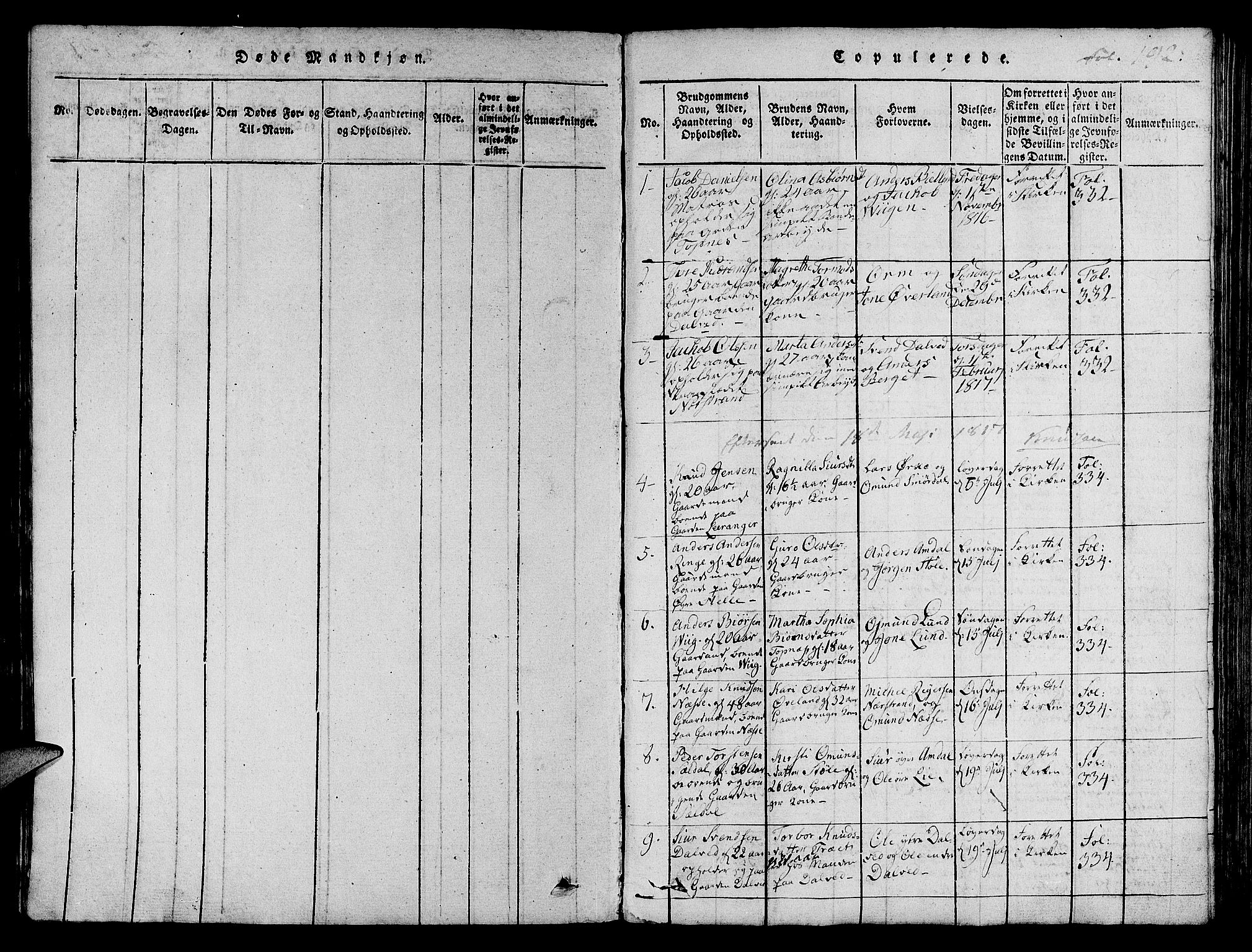 Nedstrand sokneprestkontor, AV/SAST-A-101841/01/IV: Ministerialbok nr. A 6, 1816-1838, s. 192