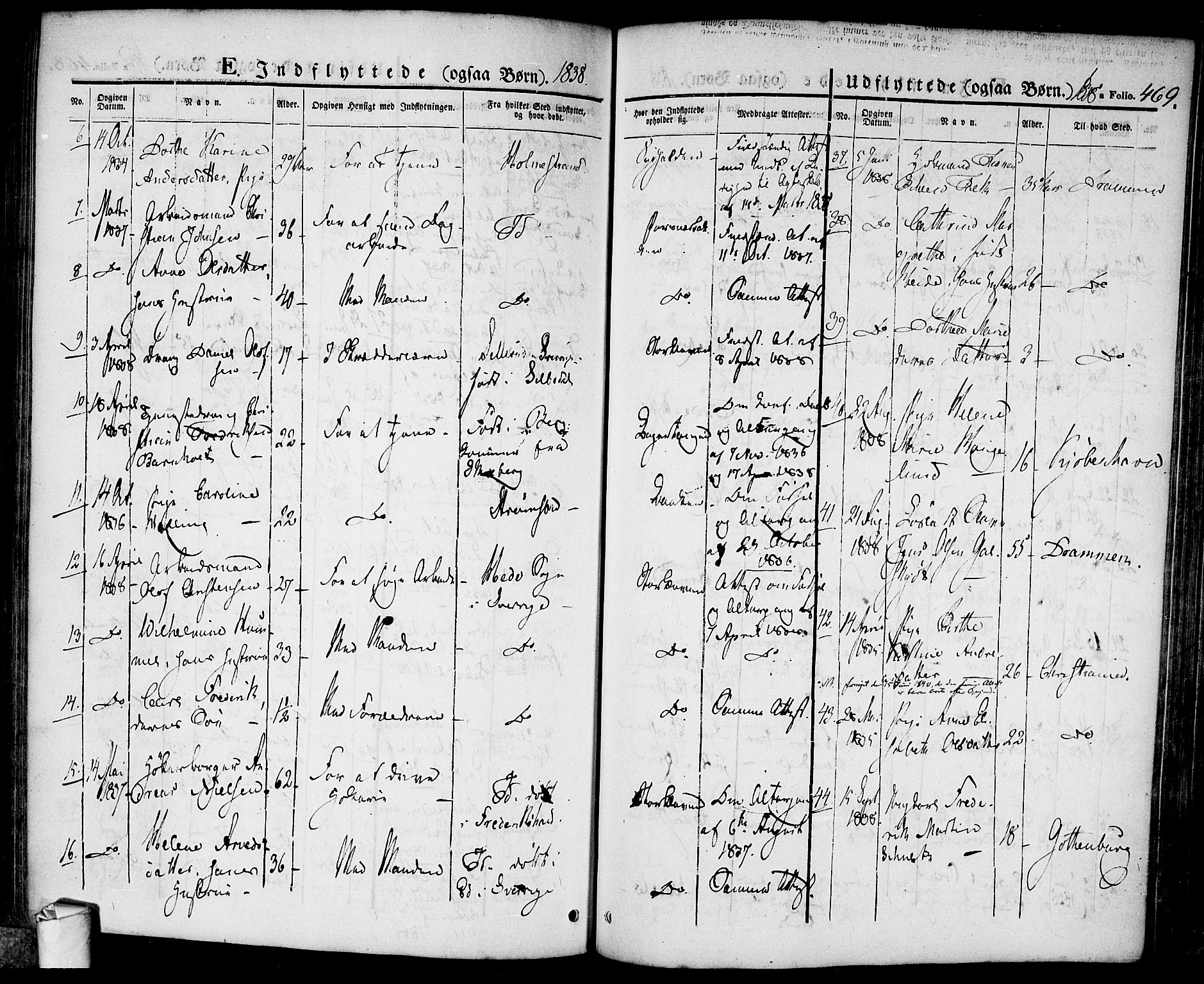 Halden prestekontor Kirkebøker, AV/SAO-A-10909/F/Fa/L0005: Ministerialbok nr. I 5, 1834-1845, s. 469
