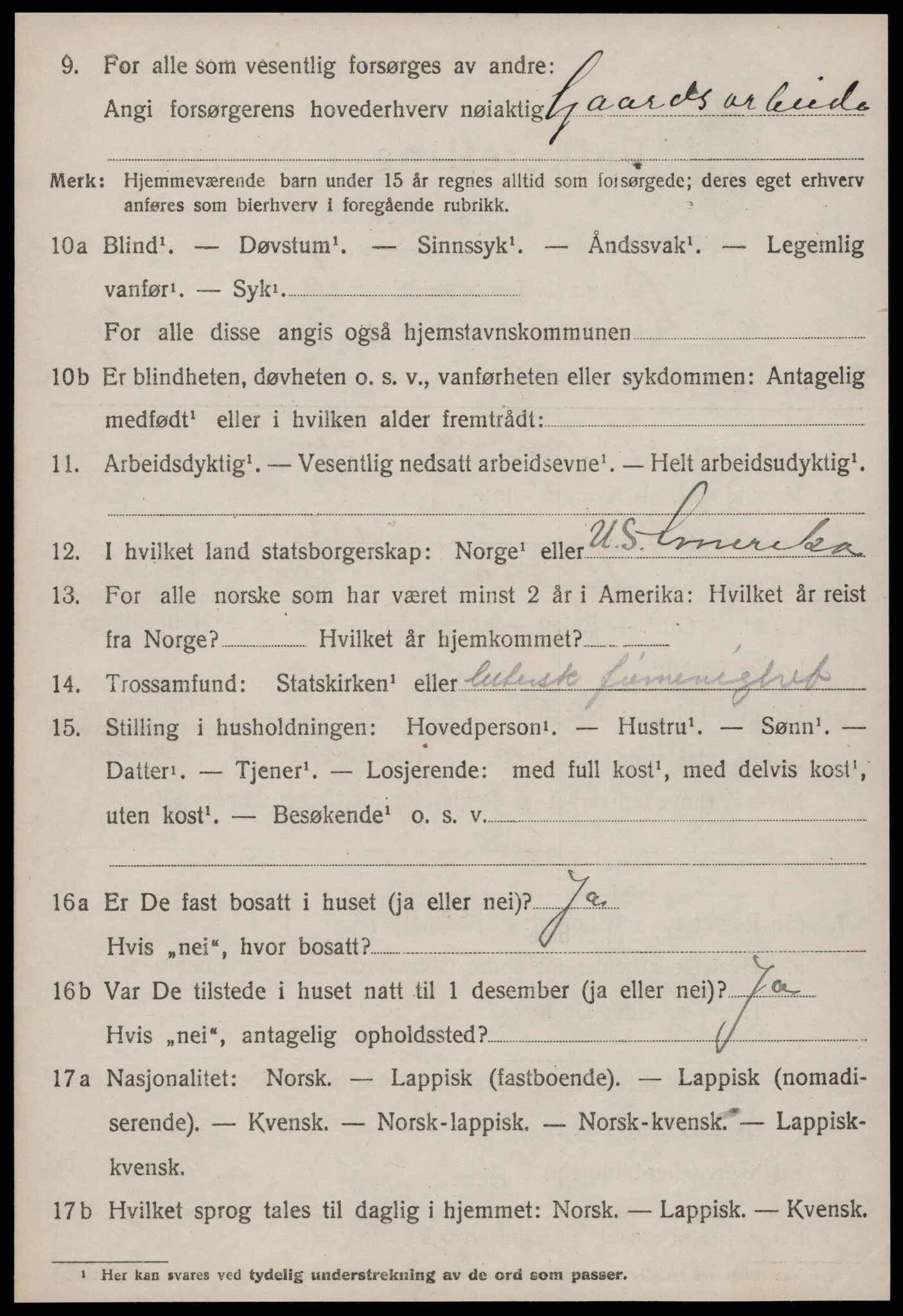 SAT, Folketelling 1920 for 1624 Rissa herred, 1920, s. 1630