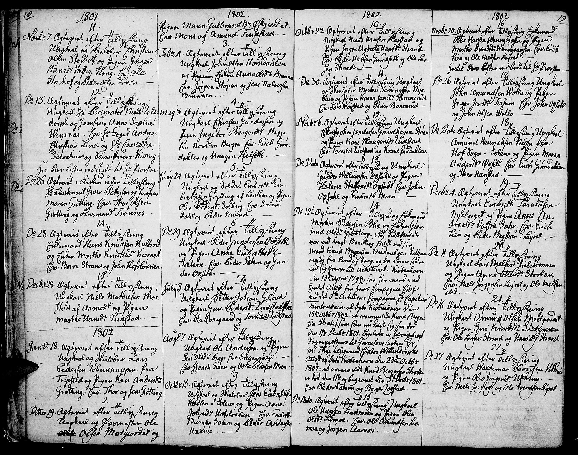 Elverum prestekontor, AV/SAH-PREST-044/H/Ha/Haa/L0006: Ministerialbok nr. 6, 1794-1814, s. 18-19