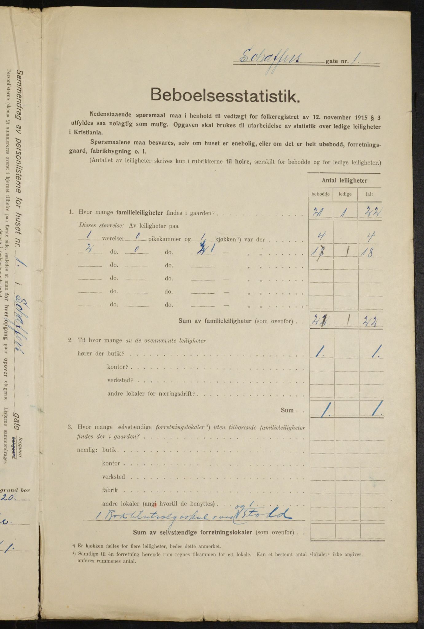 OBA, Kommunal folketelling 1.2.1916 for Kristiania, 1916, s. 95222