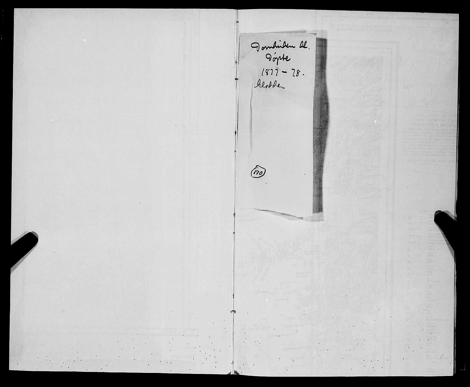 Domkirken sokneprestembete, AV/SAB-A-74801/H/Hab/L0014: Klokkerbok nr. B 7, 1877-1878