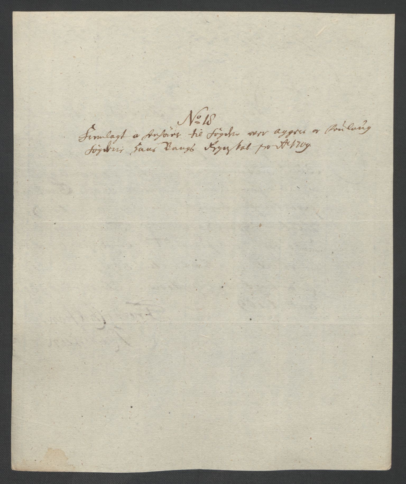 Rentekammeret inntil 1814, Reviderte regnskaper, Fogderegnskap, AV/RA-EA-4092/R10/L0447: Fogderegnskap Aker og Follo, 1707-1709, s. 532