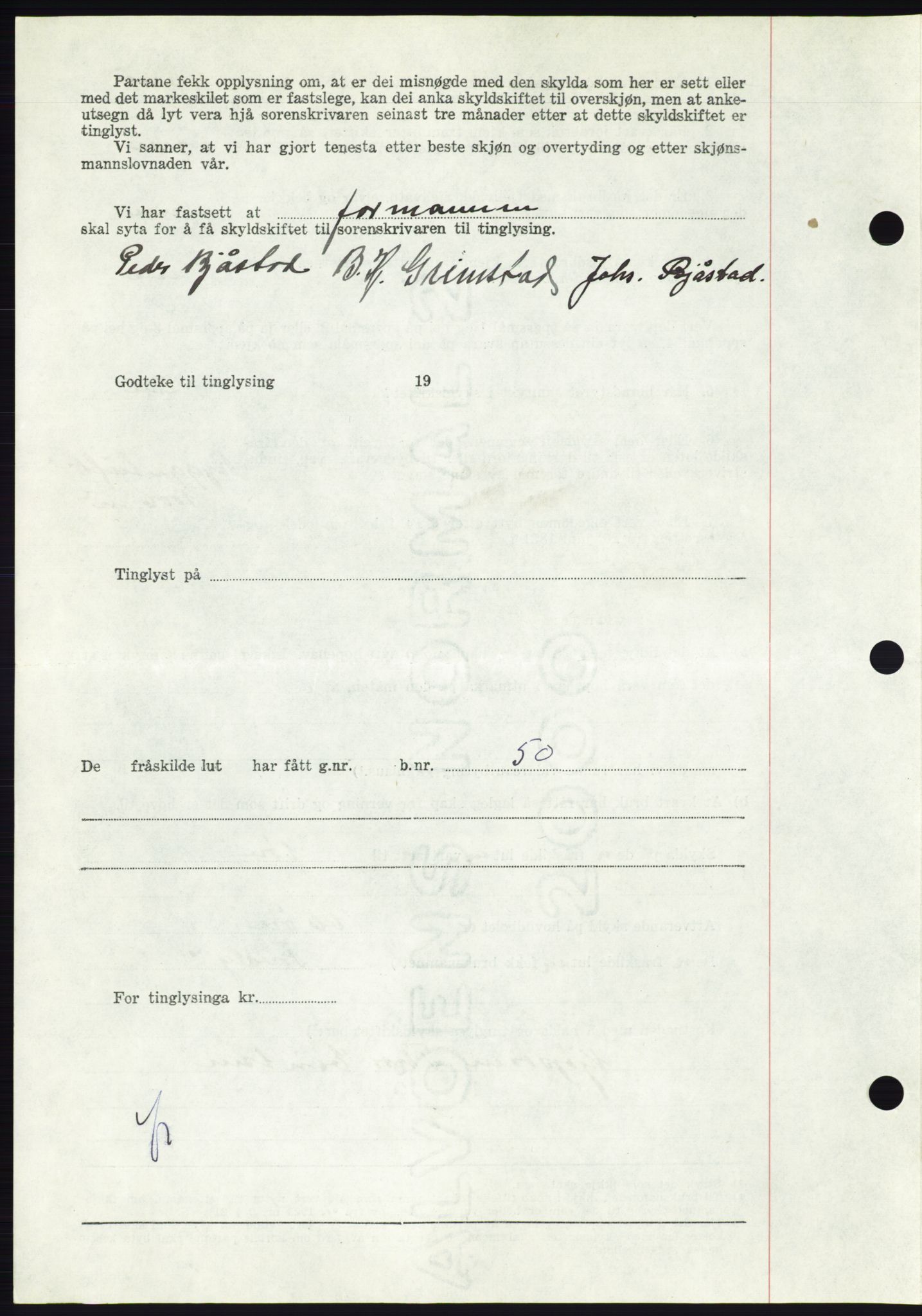 Søre Sunnmøre sorenskriveri, AV/SAT-A-4122/1/2/2C/L0105: Pantebok nr. 31A, 1956-1957, Dagboknr: 19/1957