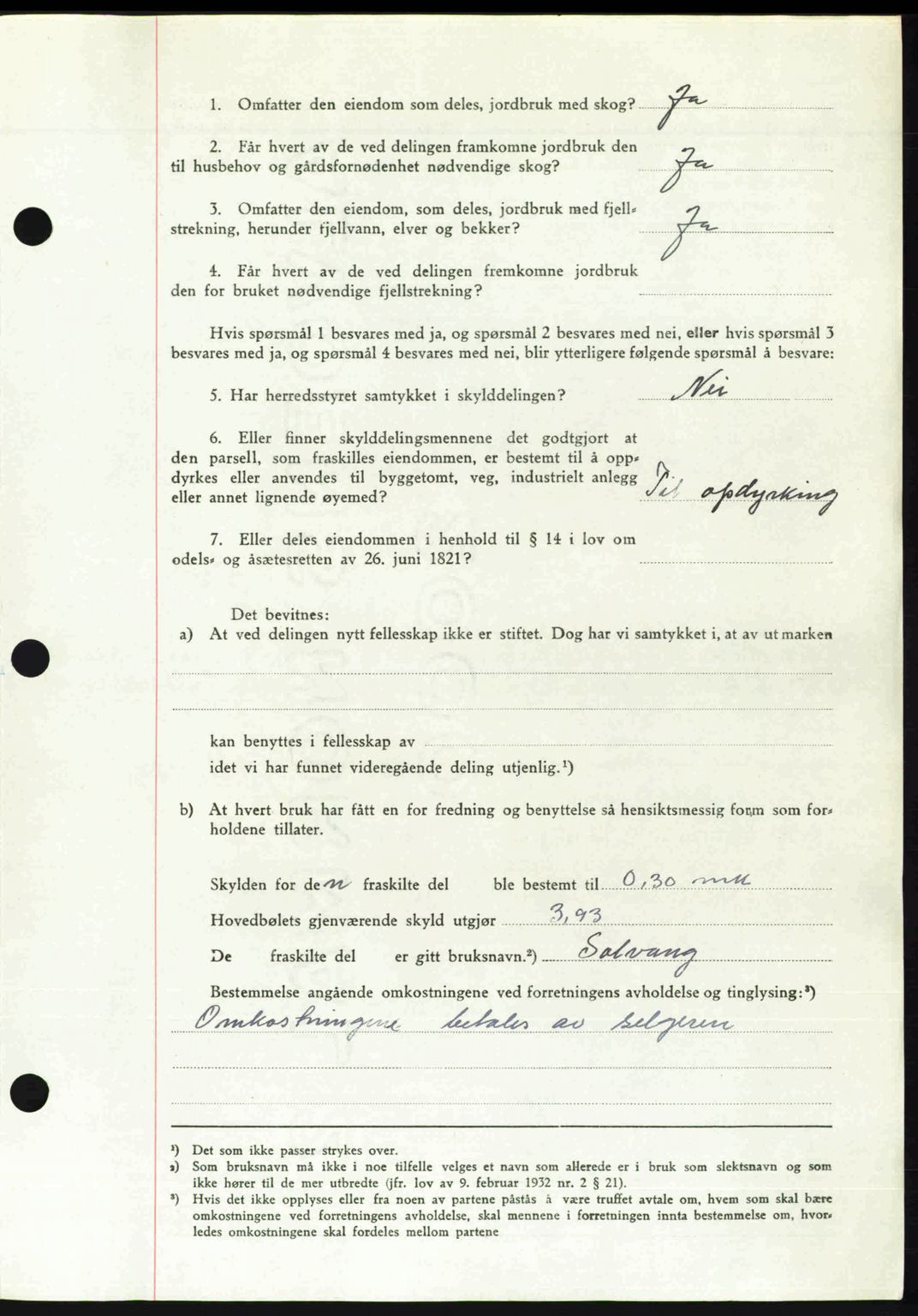 Romsdal sorenskriveri, AV/SAT-A-4149/1/2/2C: Pantebok nr. A26, 1948-1948, Dagboknr: 1030/1948