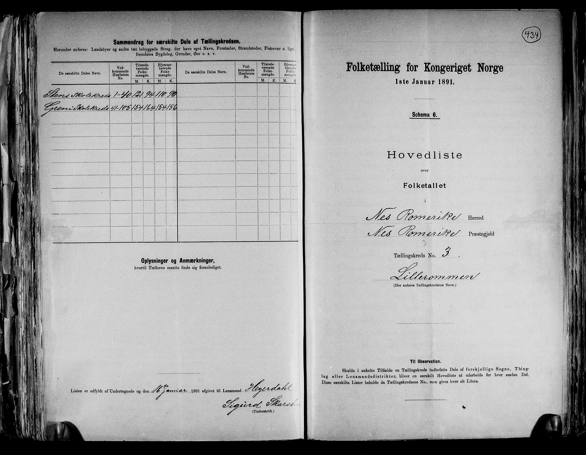 RA, Folketelling 1891 for 0236 Nes herred, 1891, s. 12