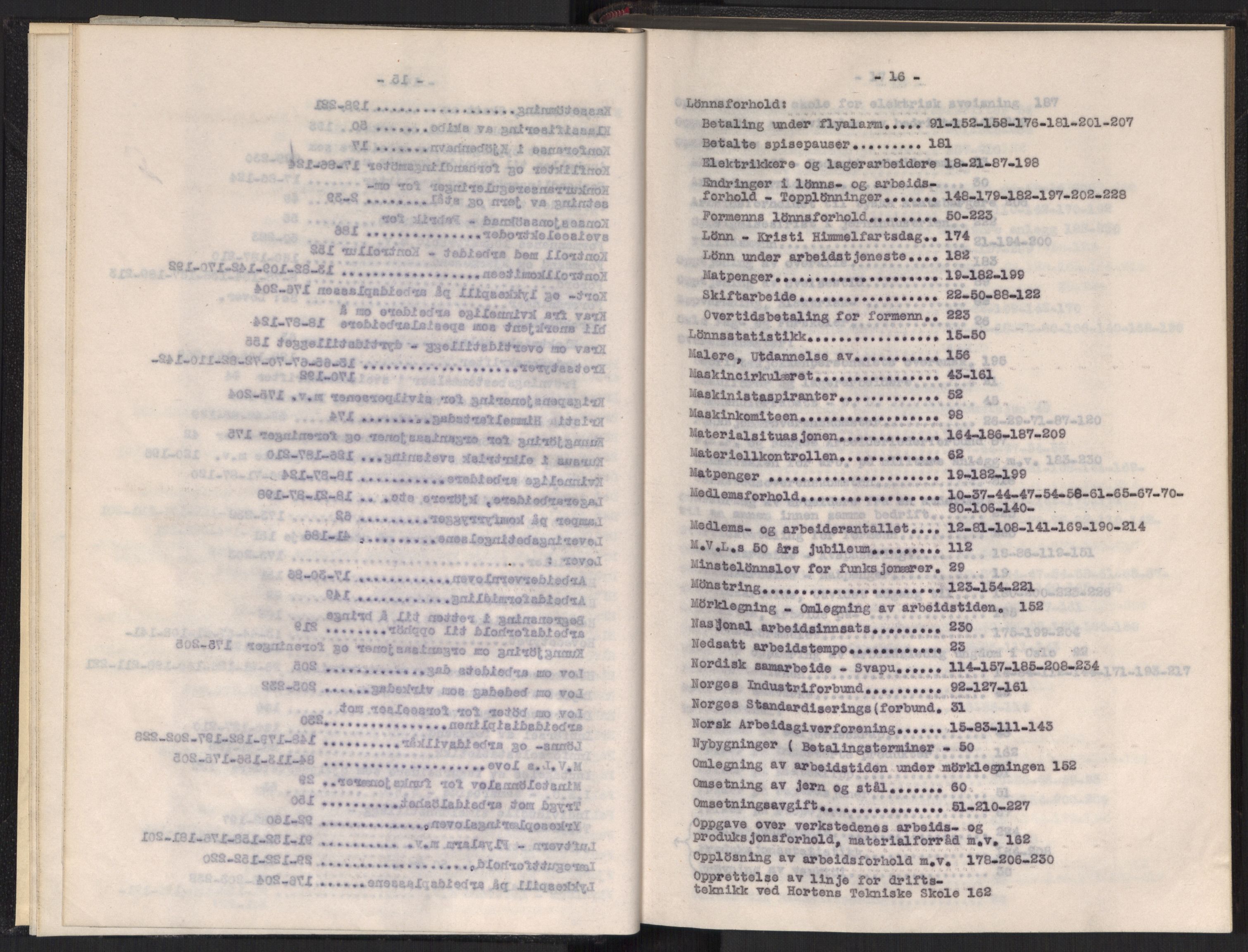 Teknologibedriftenes Landsforening TBL, RA/PA-1700/A/Ad/L0006: Årsberetning med register, 1937-1943