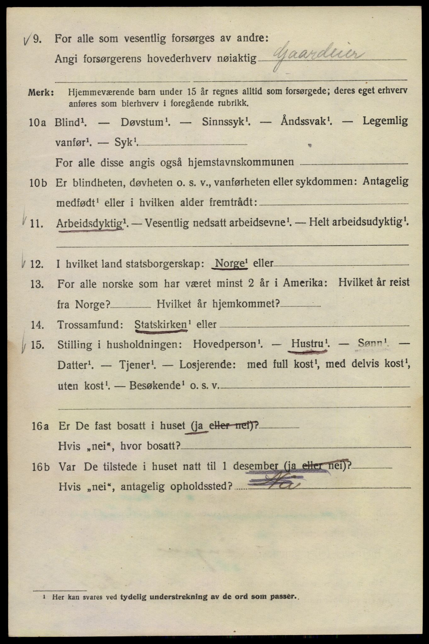 SAO, Folketelling 1920 for 0301 Kristiania kjøpstad, 1920, s. 659356