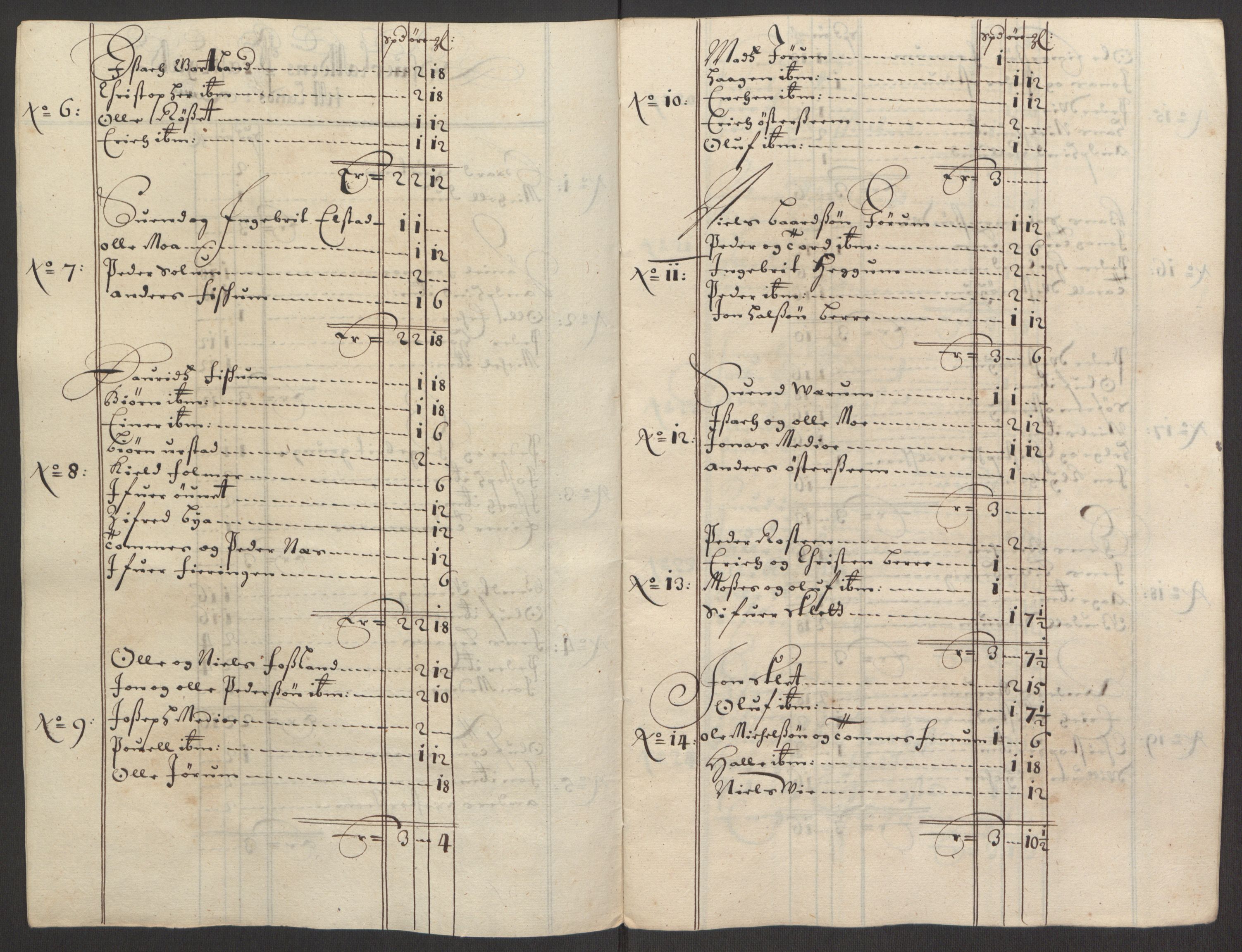 Rentekammeret inntil 1814, Reviderte regnskaper, Fogderegnskap, AV/RA-EA-4092/R64/L4424: Fogderegnskap Namdal, 1692-1695, s. 42