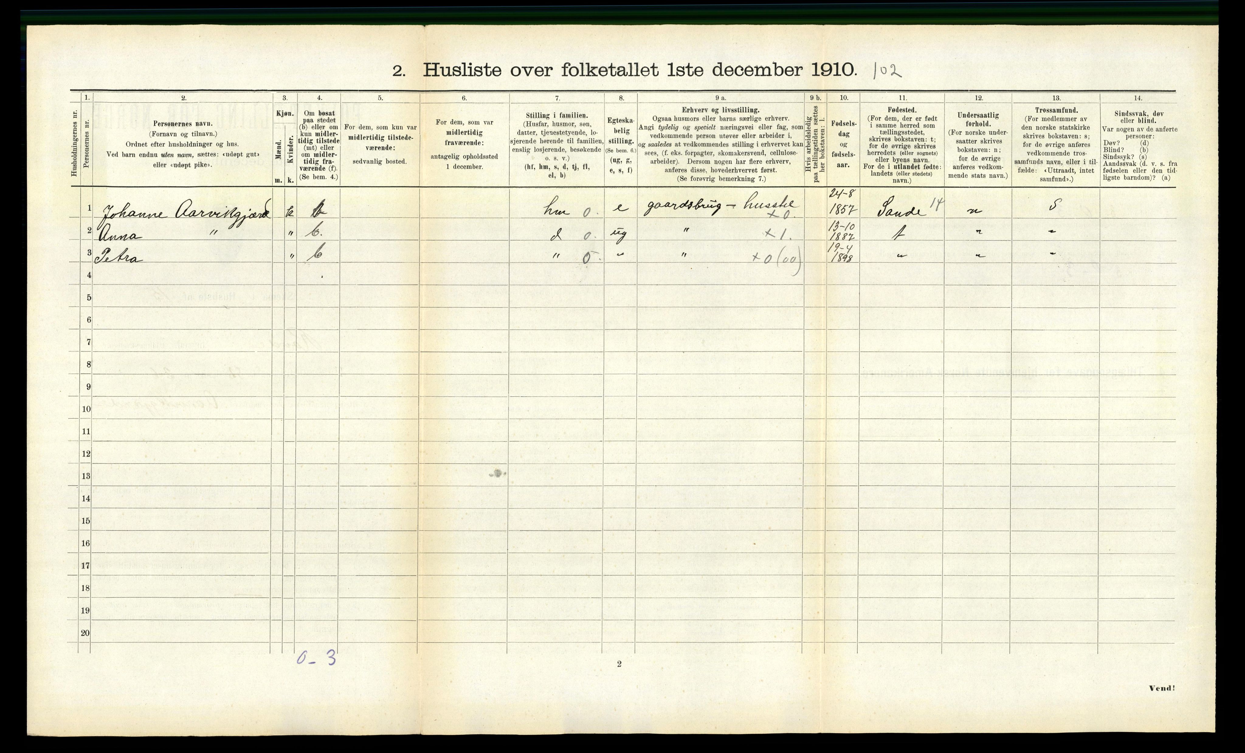 RA, Folketelling 1910 for 1513 Rovde herred, 1910, s. 53