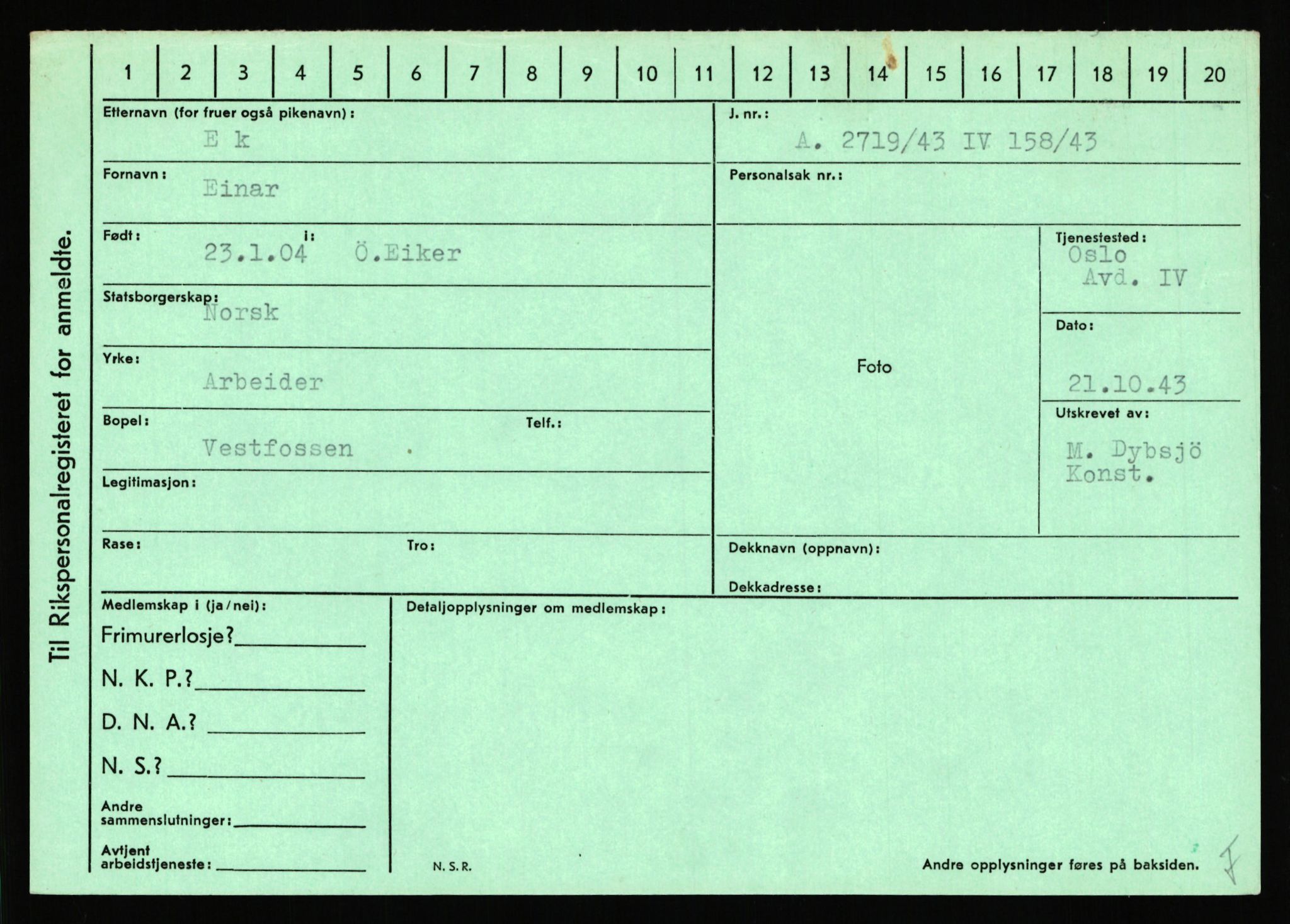 Statspolitiet - Hovedkontoret / Osloavdelingen, AV/RA-S-1329/C/Ca/L0004: Eid - funn av gjenstander	, 1943-1945, s. 327