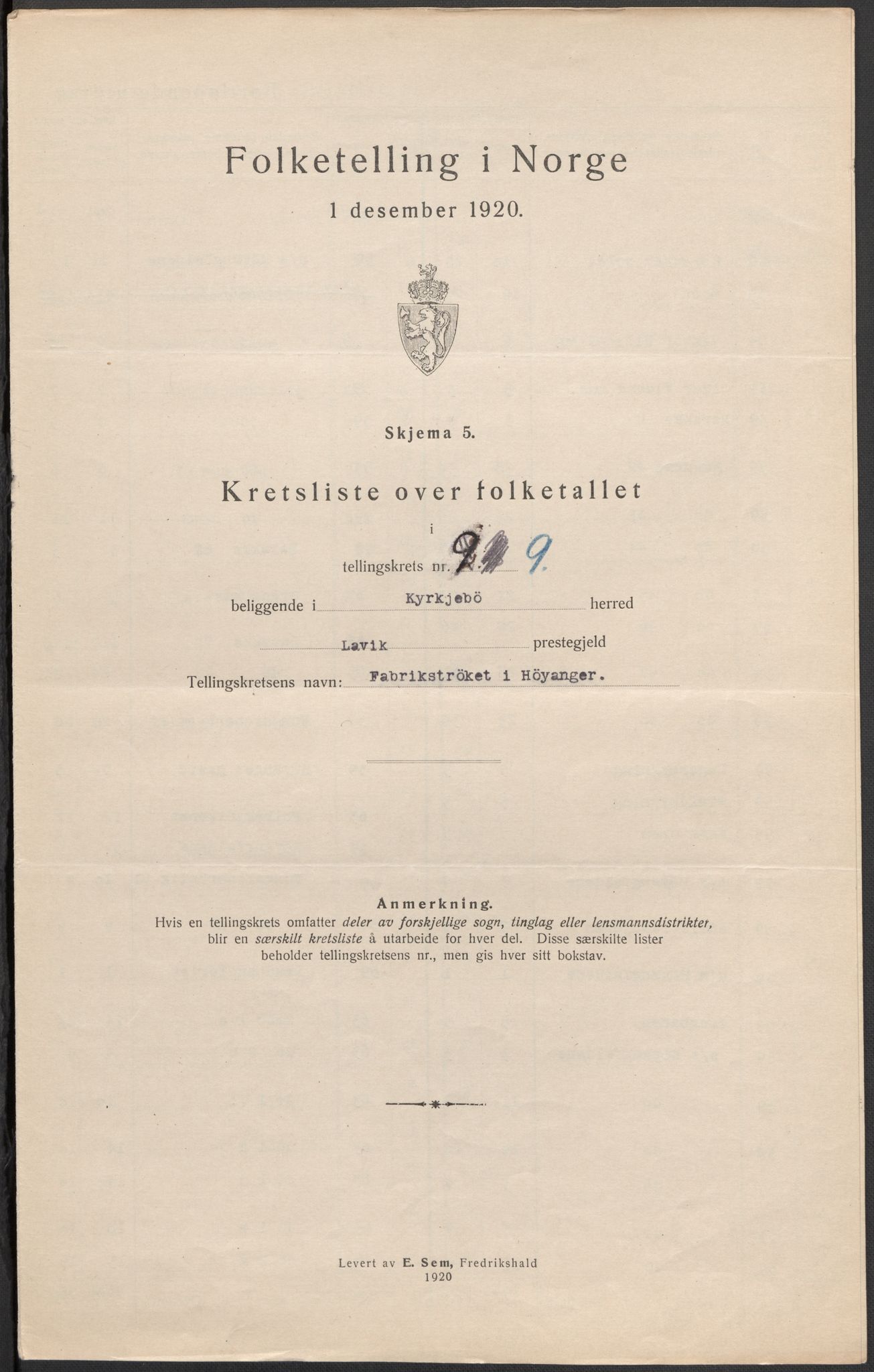 SAB, Folketelling 1920 for 1416 Kyrkjebø herred, 1920, s. 28