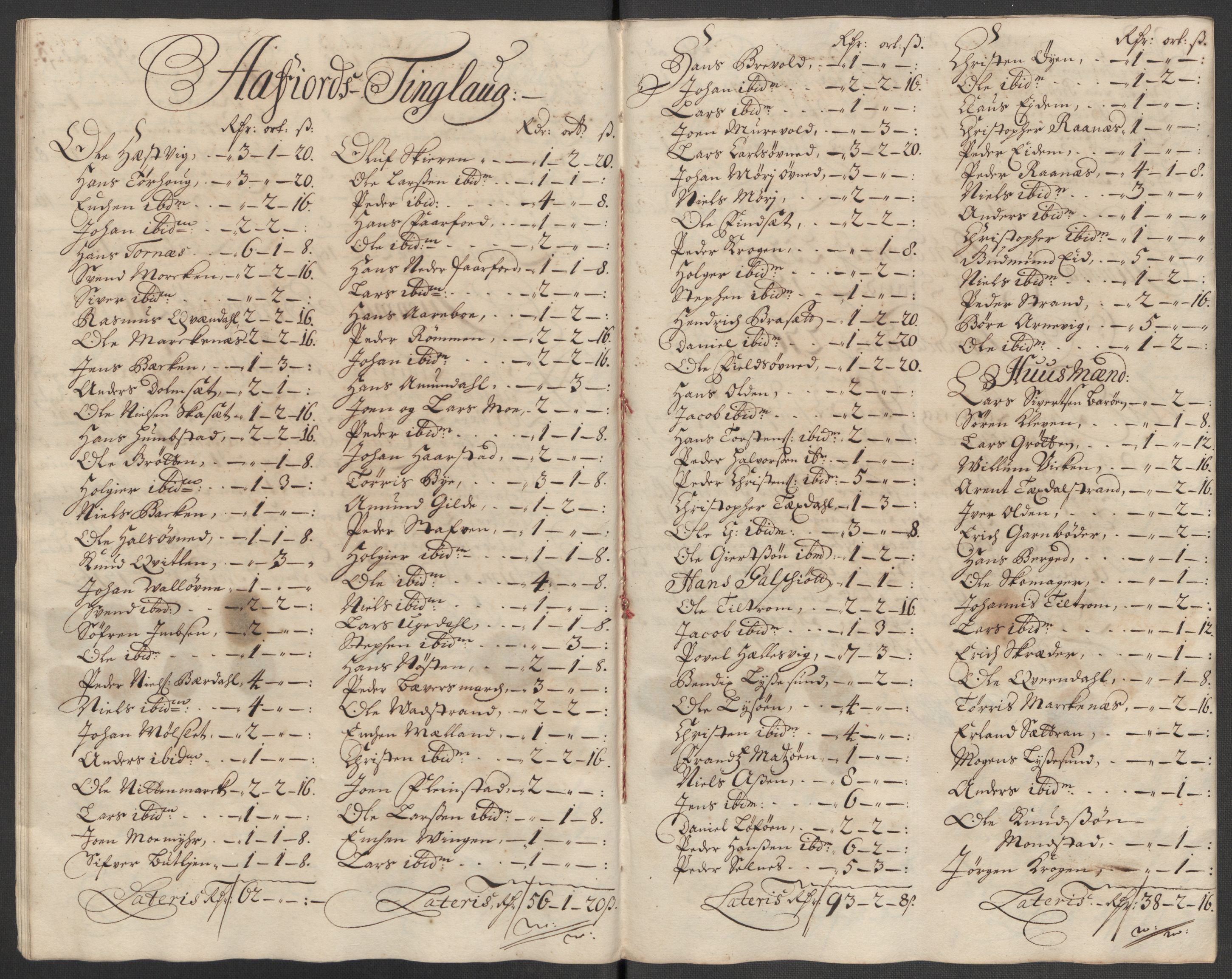 Rentekammeret inntil 1814, Reviderte regnskaper, Fogderegnskap, AV/RA-EA-4092/R57/L3864: Fogderegnskap Fosen, 1716, s. 134