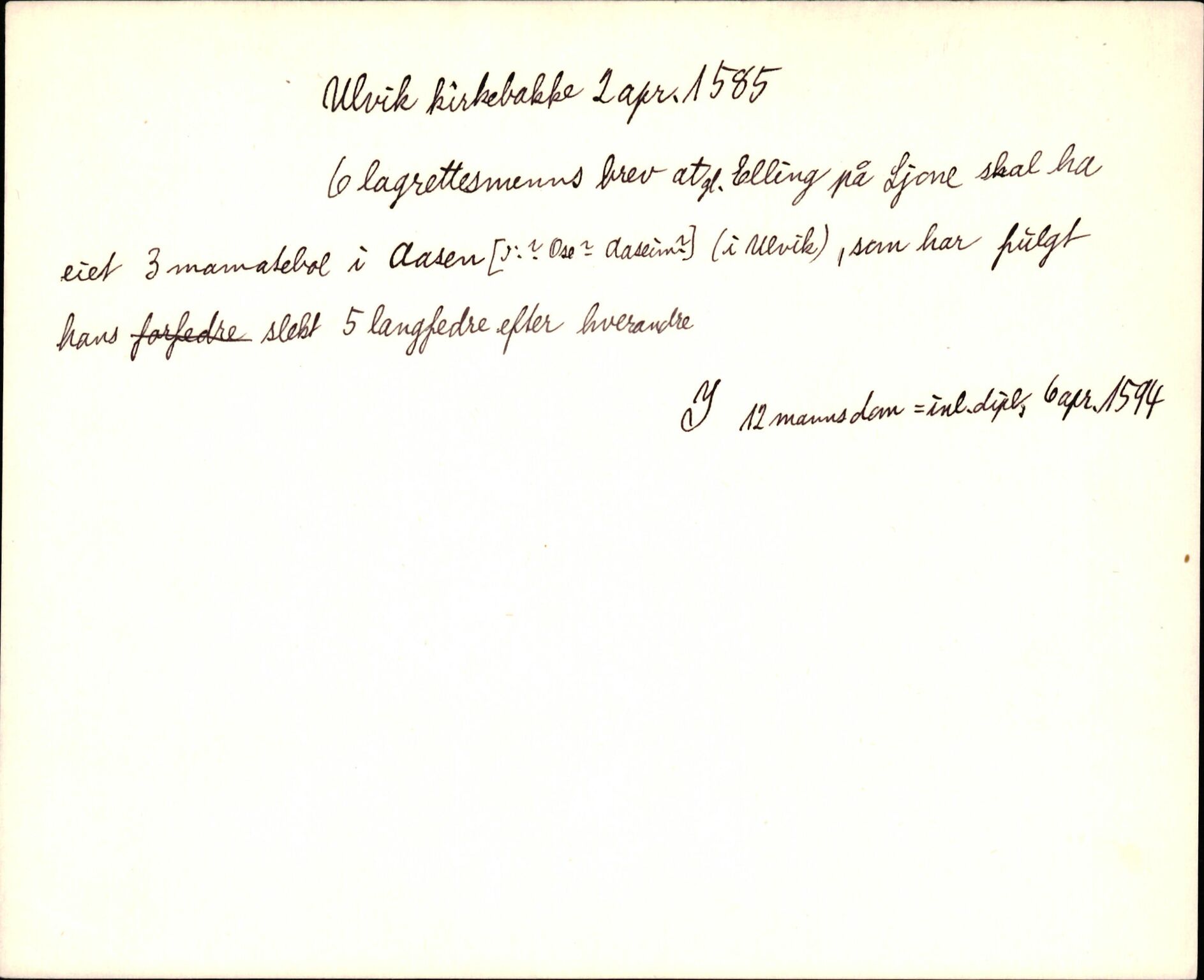 Riksarkivets diplomsamling, AV/RA-EA-5965/F35/F35d/L0001: Innlånte diplomer, seddelregister, 1316-1591, s. 563