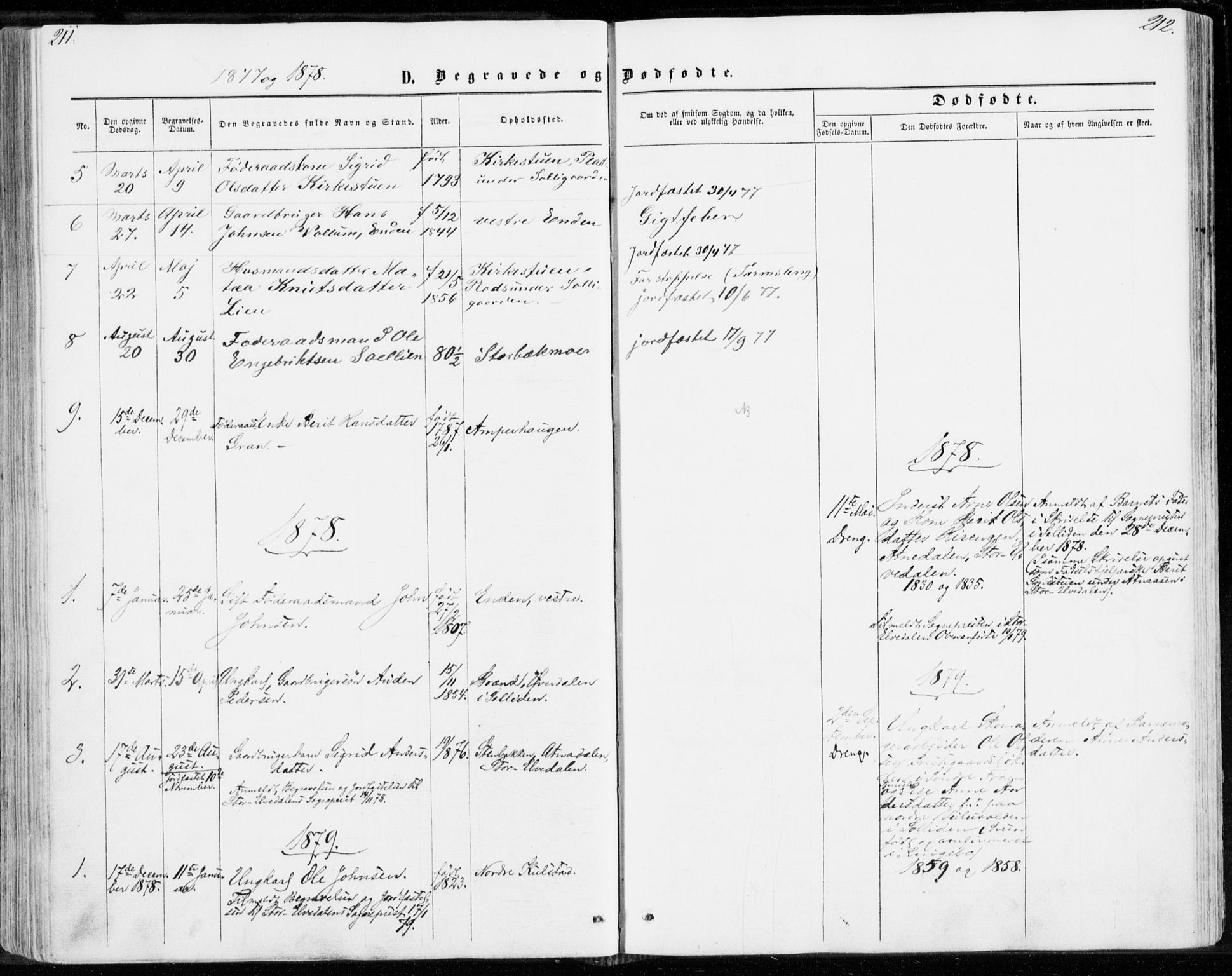 Sollia prestekontor, AV/SAH-PREST-050/H/Ha/Haa/L0001: Ministerialbok nr. 1, 1856-1885, s. 211-212