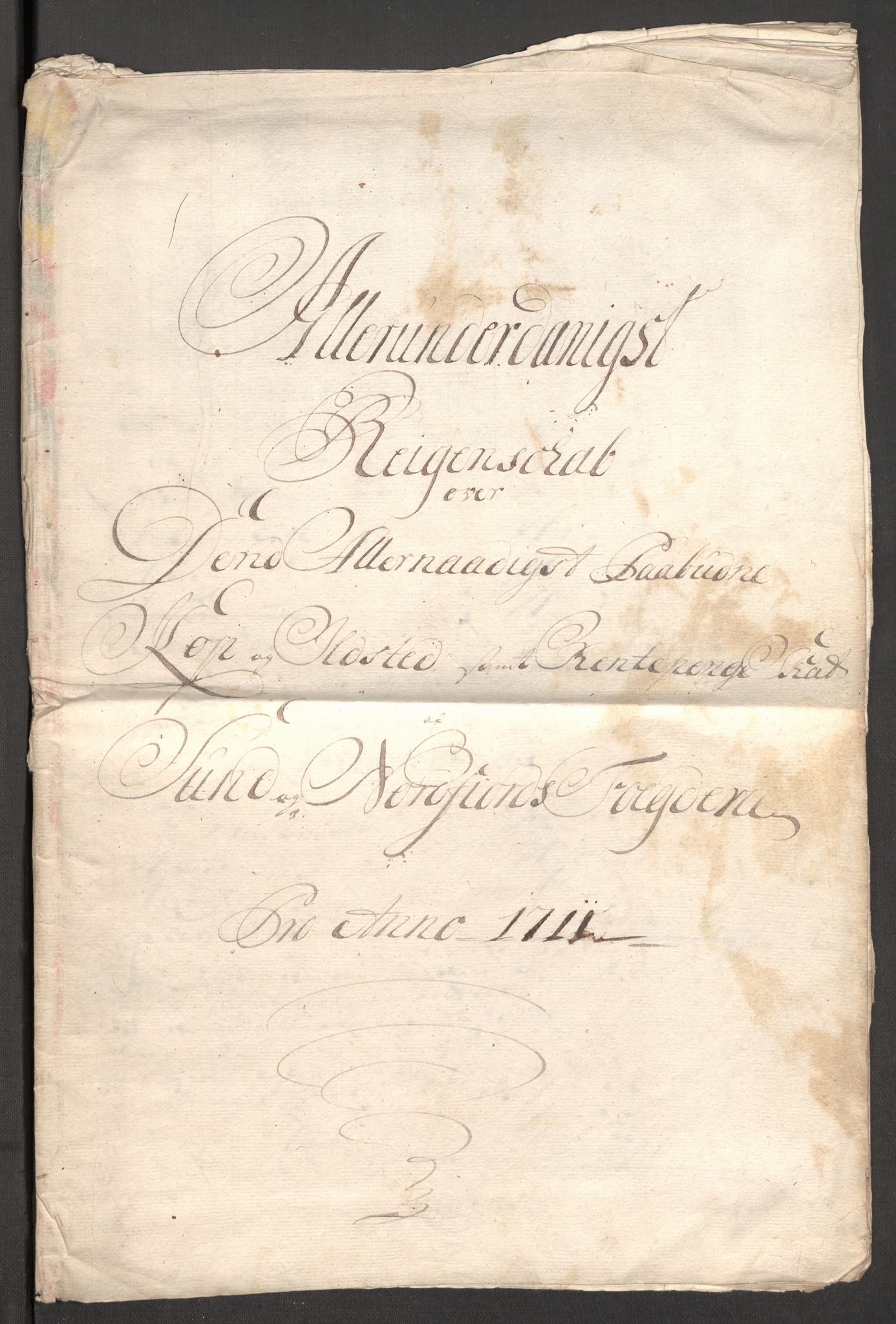 Rentekammeret inntil 1814, Reviderte regnskaper, Fogderegnskap, RA/EA-4092/R53/L3434: Fogderegnskap Sunn- og Nordfjord, 1711, s. 3