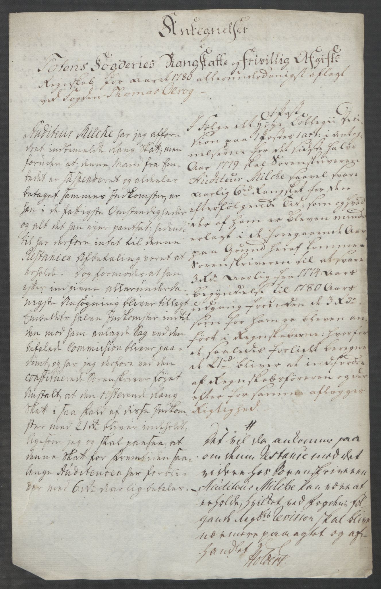 Rentekammeret inntil 1814, Reviderte regnskaper, Fogderegnskap, RA/EA-4092/R19/L1399: Fogderegnskap Toten, Hadeland og Vardal, 1762-1783, s. 528