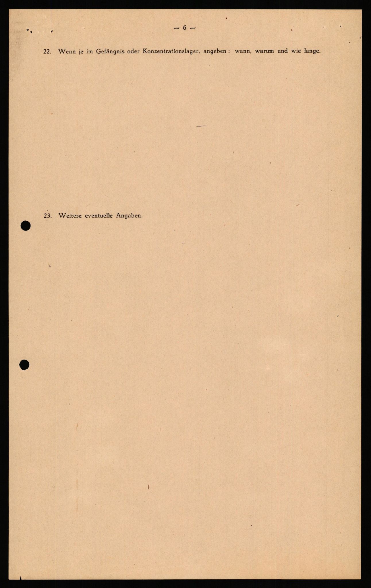 Forsvaret, Forsvarets overkommando II, RA/RAFA-3915/D/Db/L0033: CI Questionaires. Tyske okkupasjonsstyrker i Norge. Tyskere., 1945-1946, s. 437
