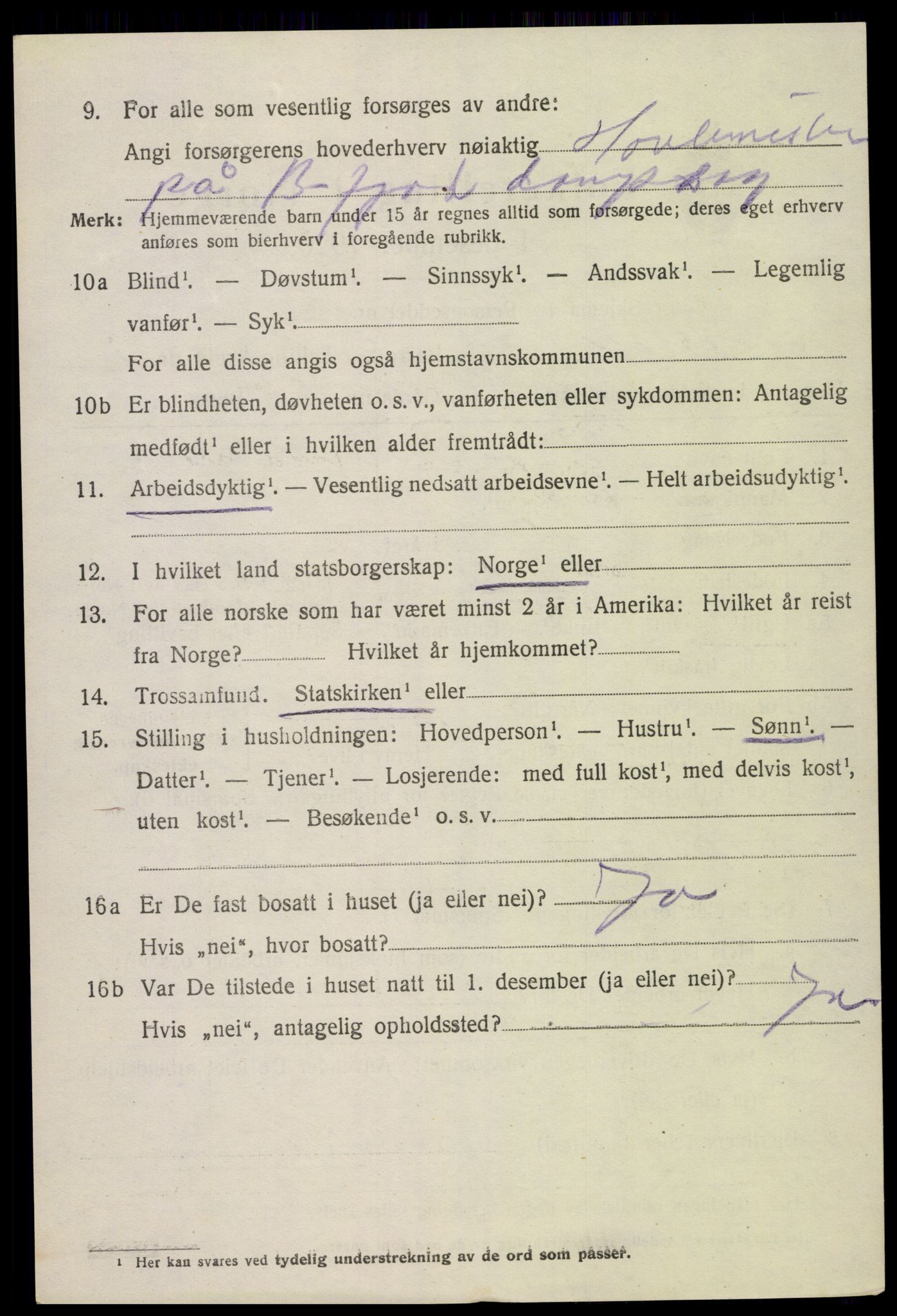 SAK, Folketelling 1920 for 0936 Hornnes herred, 1920, s. 572