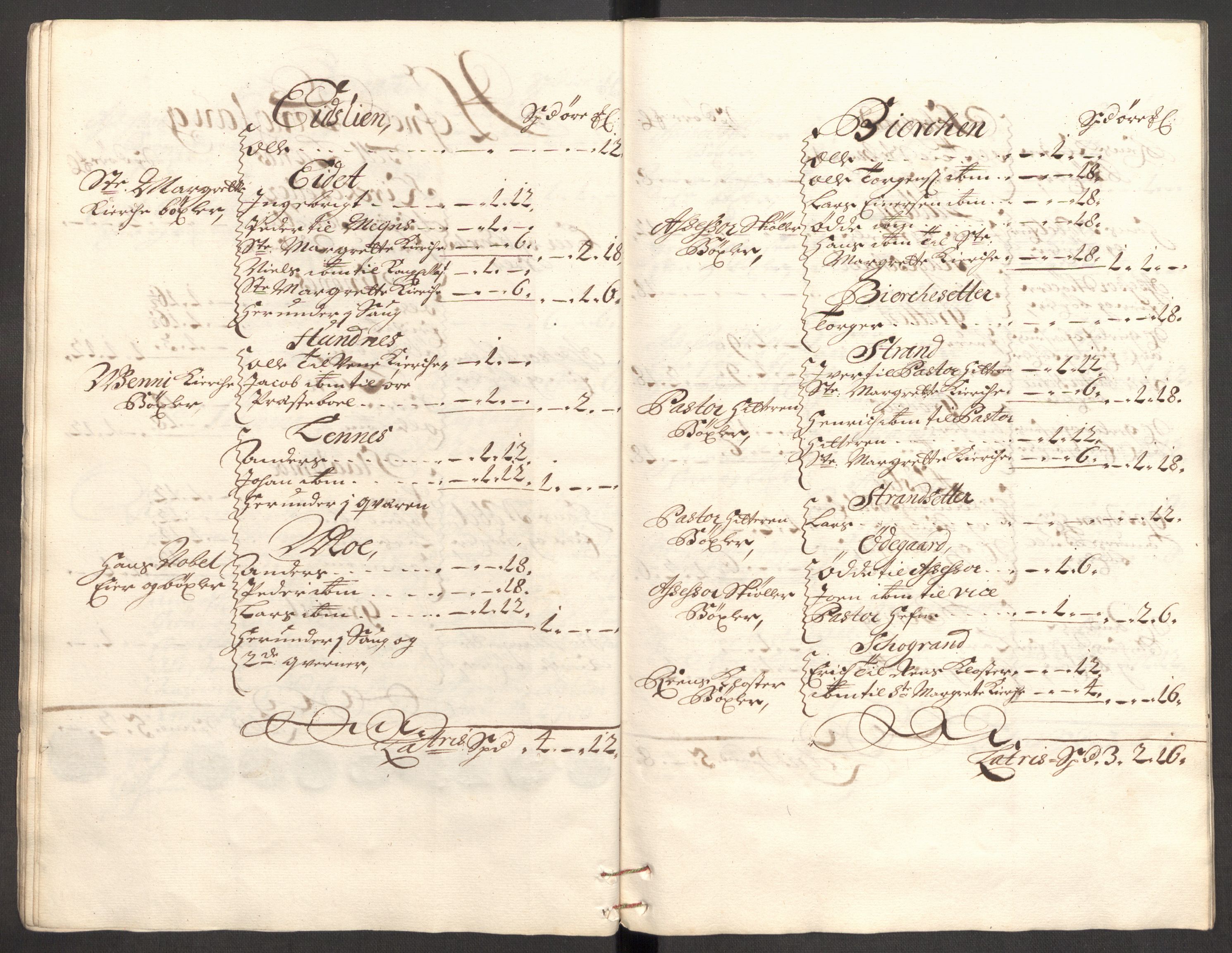 Rentekammeret inntil 1814, Reviderte regnskaper, Fogderegnskap, RA/EA-4092/R57/L3854: Fogderegnskap Fosen, 1700-1701, s. 69
