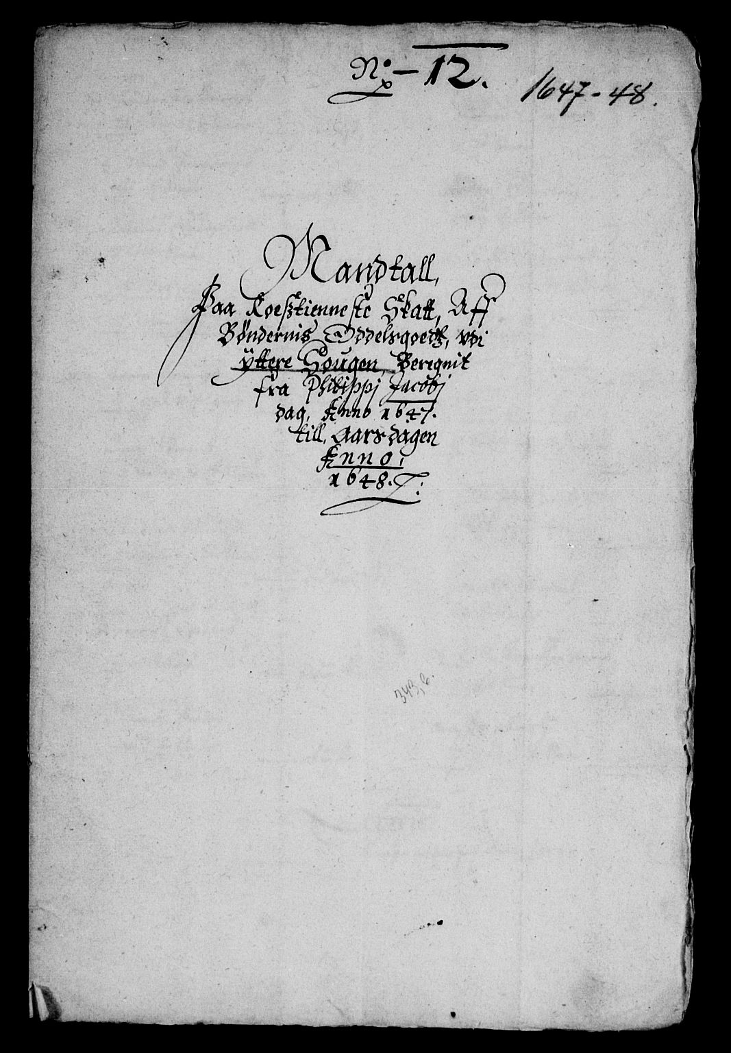 Rentekammeret inntil 1814, Reviderte regnskaper, Lensregnskaper, AV/RA-EA-5023/R/Rb/Rbt/L0110: Bergenhus len, 1641-1648