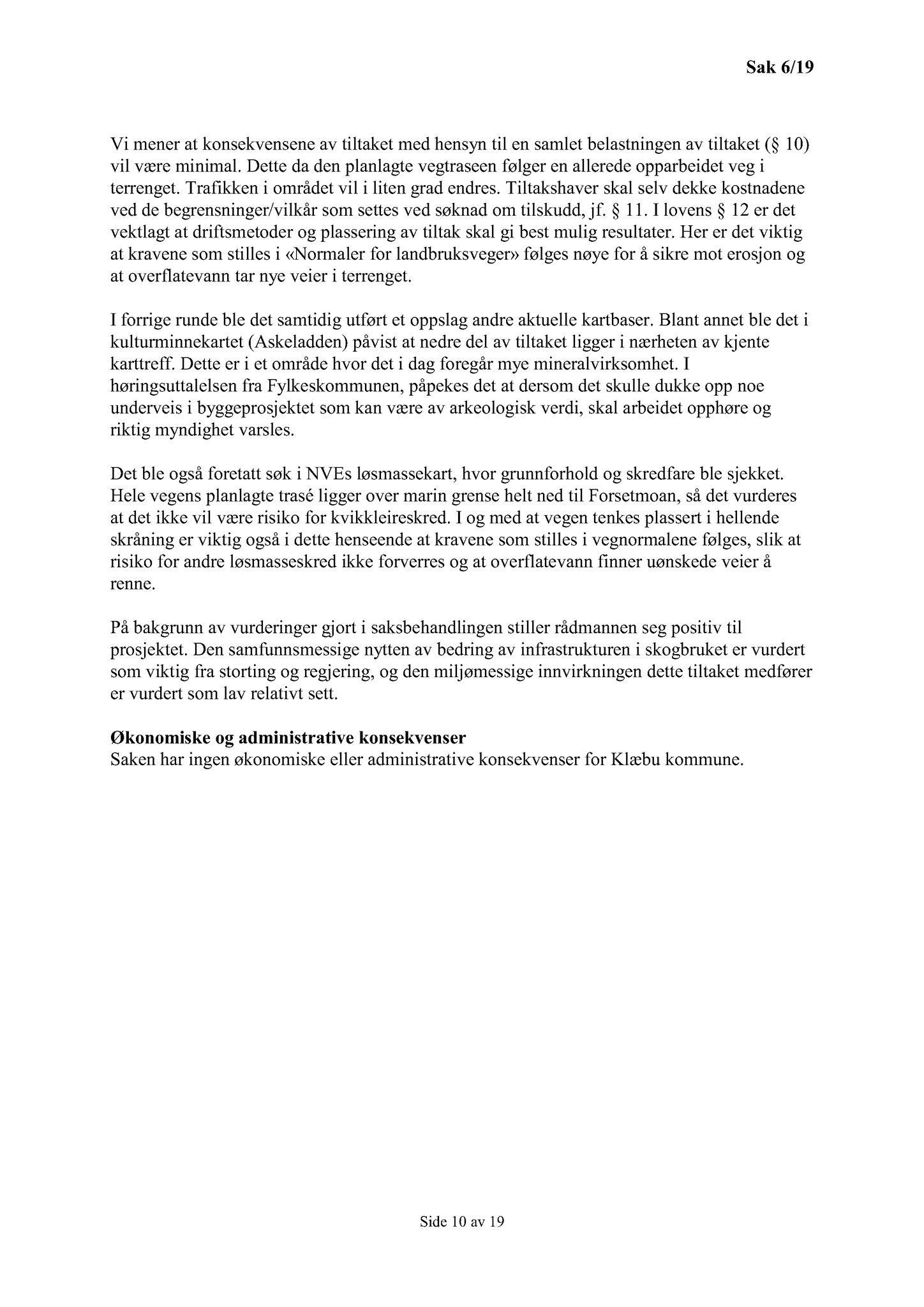Klæbu Kommune, TRKO/KK/06-UM/L006: Utvalg for miljø - Møtedokumenter 2019, 2019, s. 30