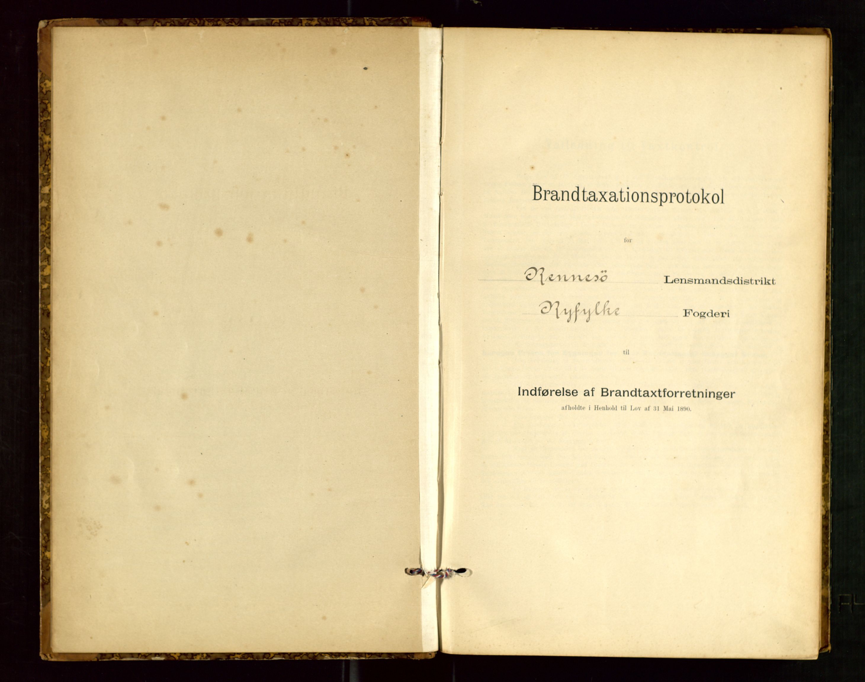 Rennesøy lensmannskontor, SAST/A-100165/Gob/L0001: Branntakstprotokoll - skjematakst, 1900-1956