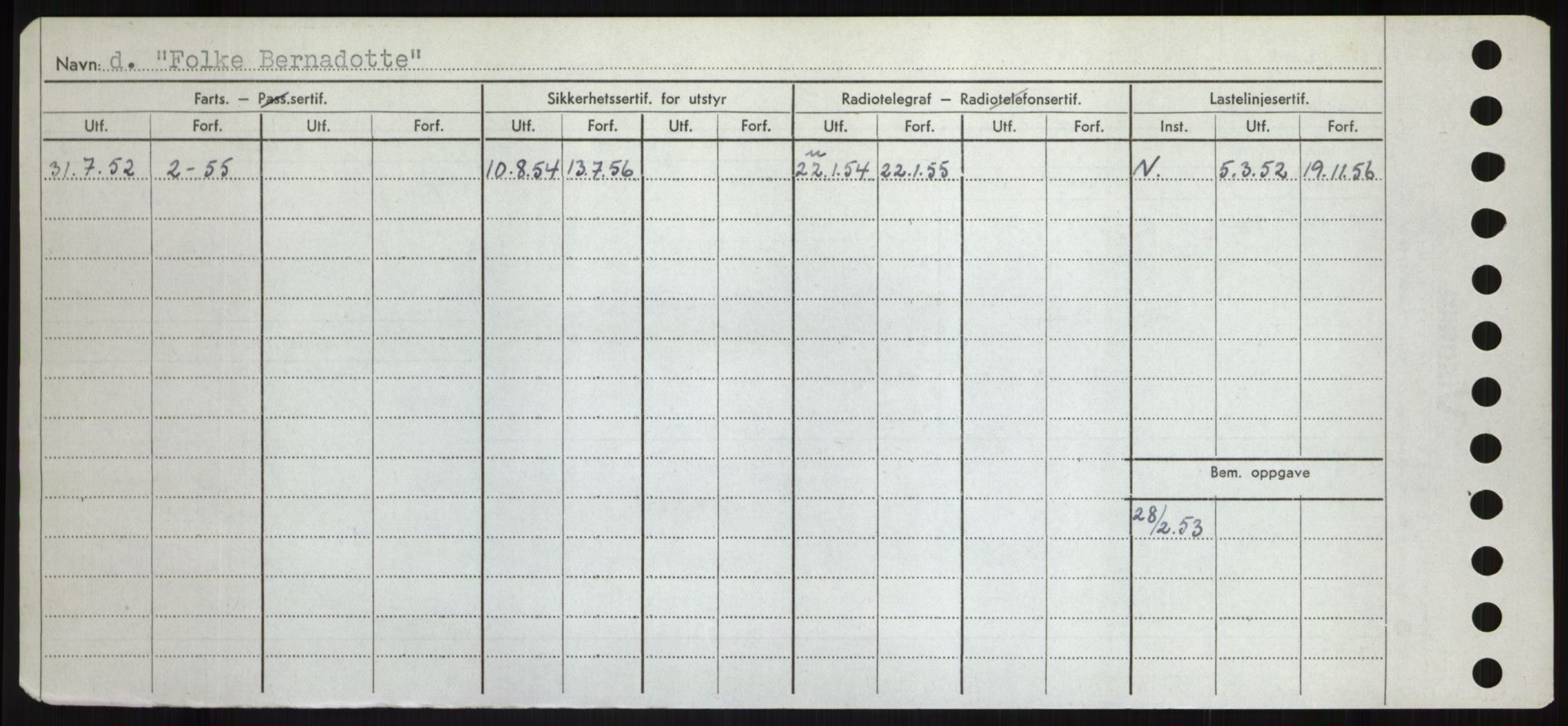 Sjøfartsdirektoratet med forløpere, Skipsmålingen, RA/S-1627/H/Hd/L0011: Fartøy, Fla-Får, s. 144