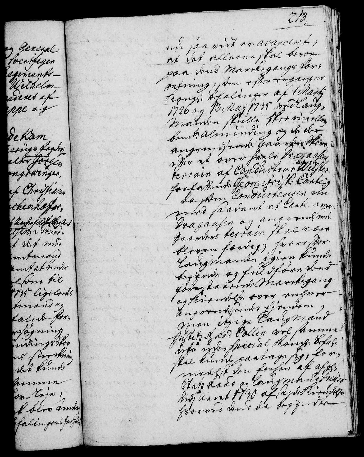 Rentekammeret, Kammerkanselliet, AV/RA-EA-3111/G/Gh/Gha/L0022: Norsk ekstraktmemorialprotokoll (merket RK 53.67), 1739-1741, s. 213