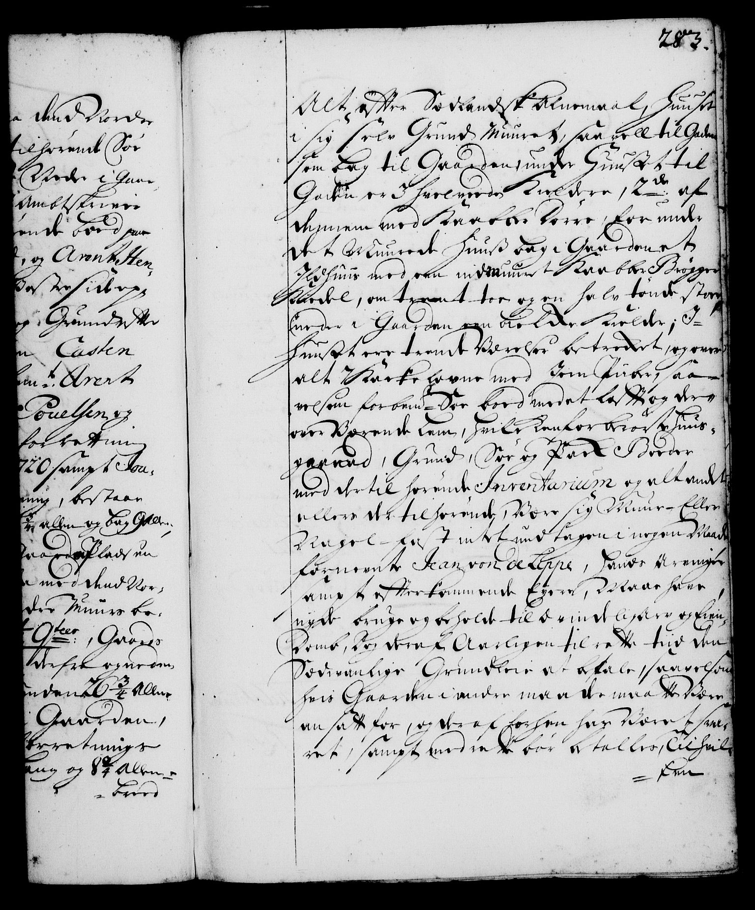 Rentekammeret, Kammerkanselliet, AV/RA-EA-3111/G/Gg/Gga/L0001: Norsk ekspedisjonsprotokoll med register (merket RK 53.1), 1720-1723, s. 283