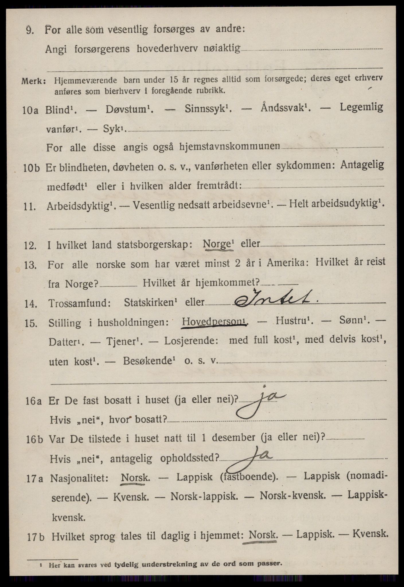 SAT, Folketelling 1920 for 1624 Rissa herred, 1920, s. 2320