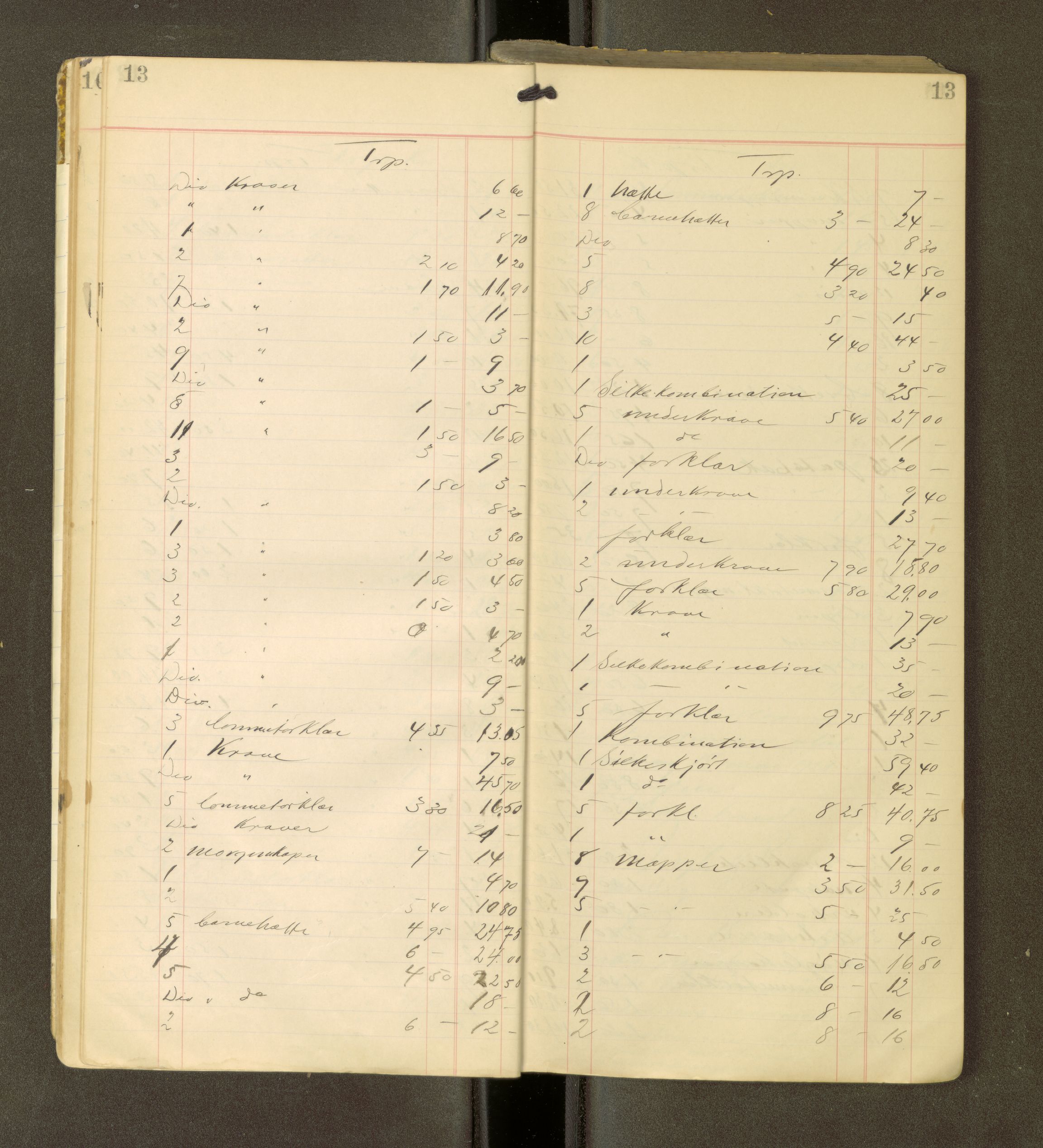 Romsdal sorenskriveri, AV/SAT-A-4149/1/3/3Ca/L0001: Registreringsprotokoll, 1921-1926, s. 13