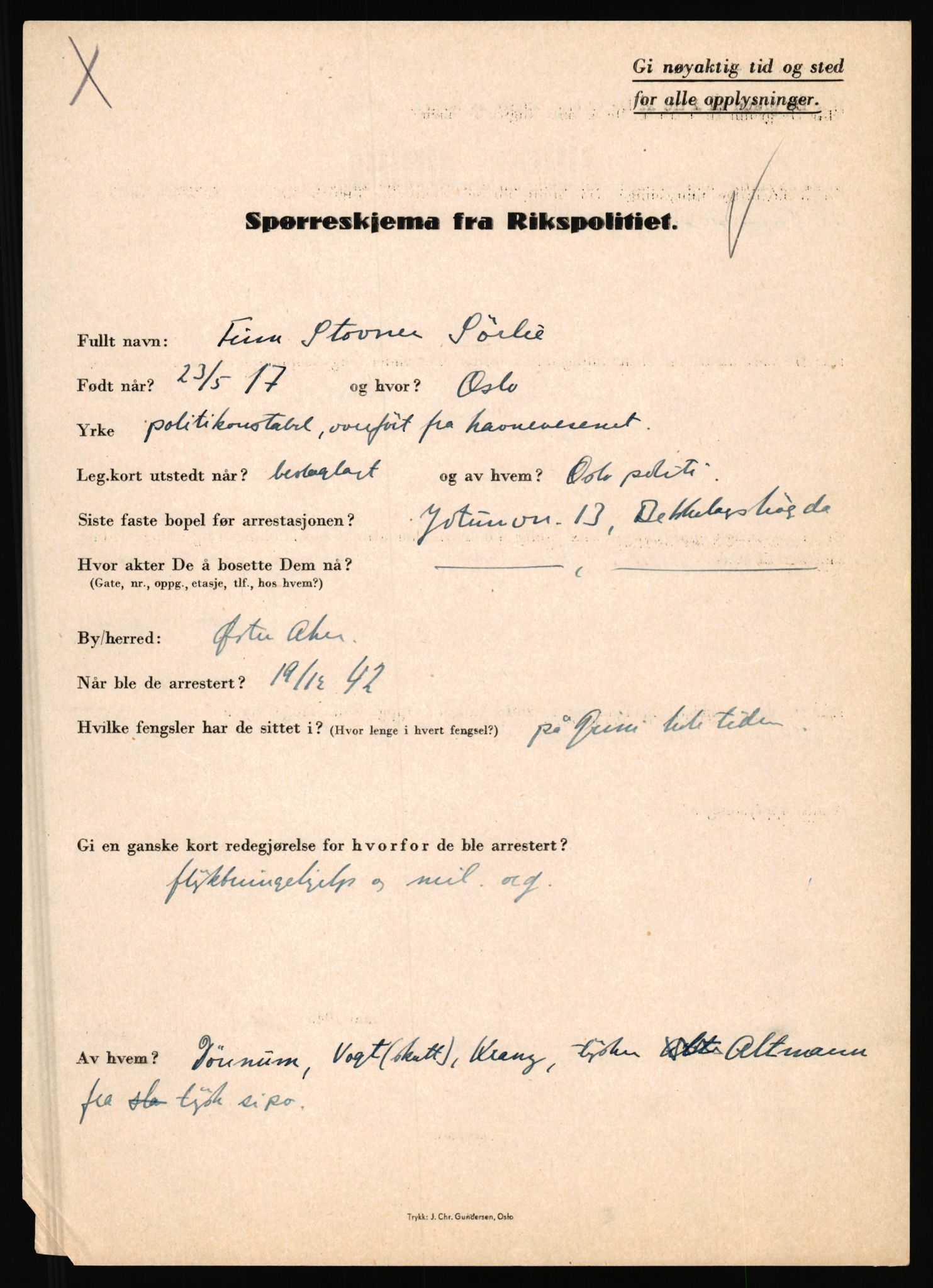 Rikspolitisjefen, AV/RA-S-1560/L/L0016: Sti, Lauritz - Tettum, Karl August, 1940-1945, s. 859