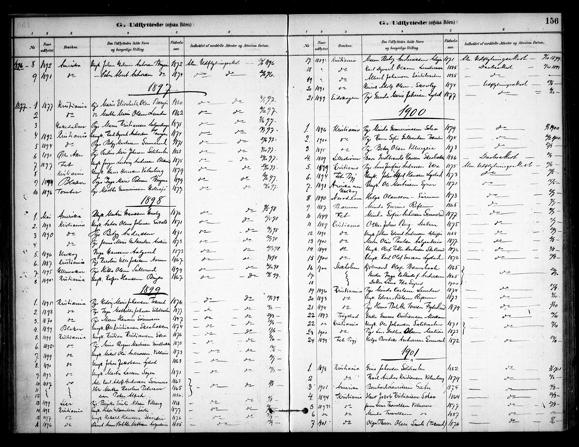 Sørum prestekontor Kirkebøker, AV/SAO-A-10303/F/Fa/L0008: Ministerialbok nr. I 8, 1878-1914, s. 156
