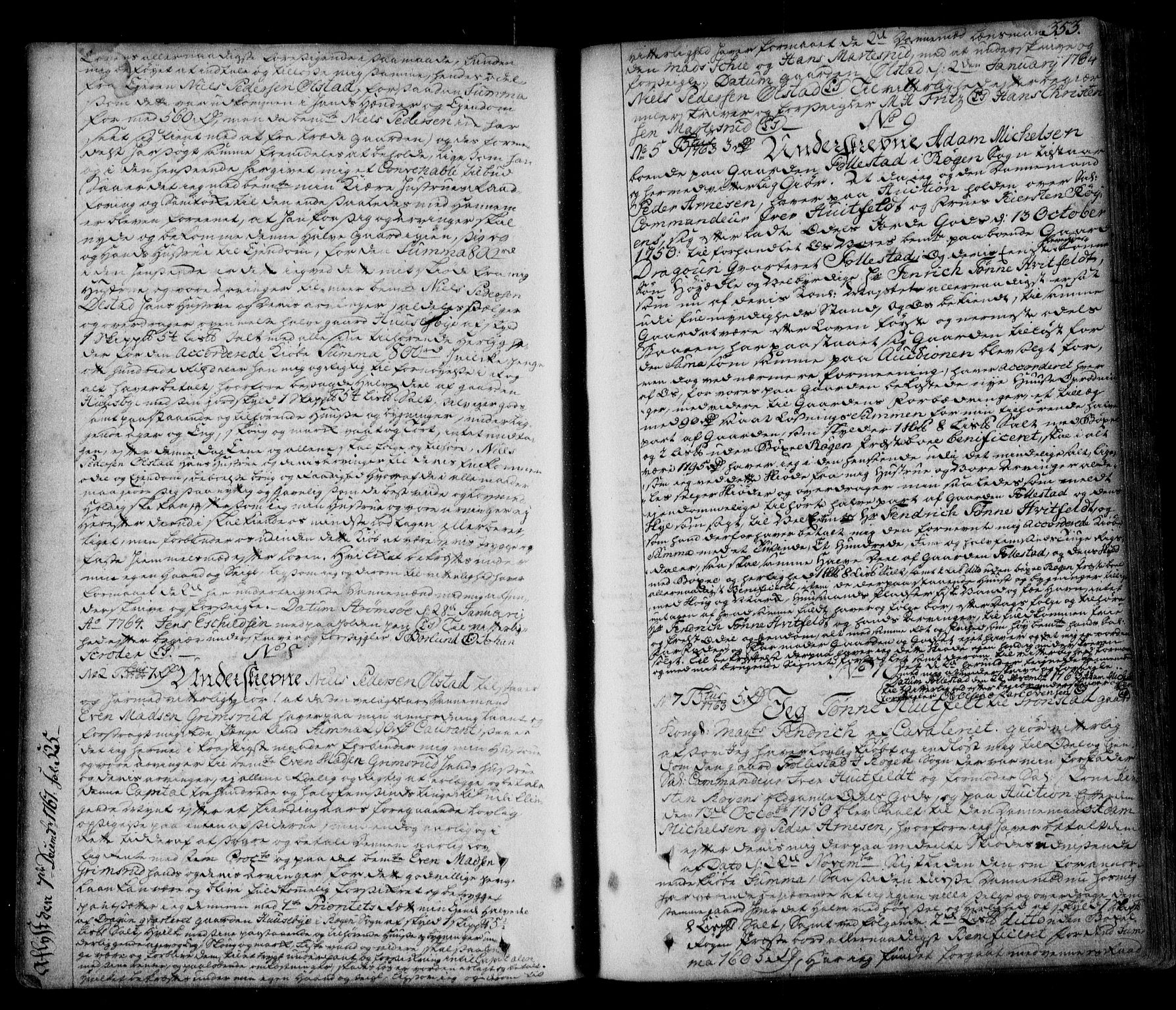 Lier, Røyken og Hurum sorenskriveri, AV/SAKO-A-89/G/Ga/Gaa/L0003: Pantebok nr. III, 1756-1771, s. 353