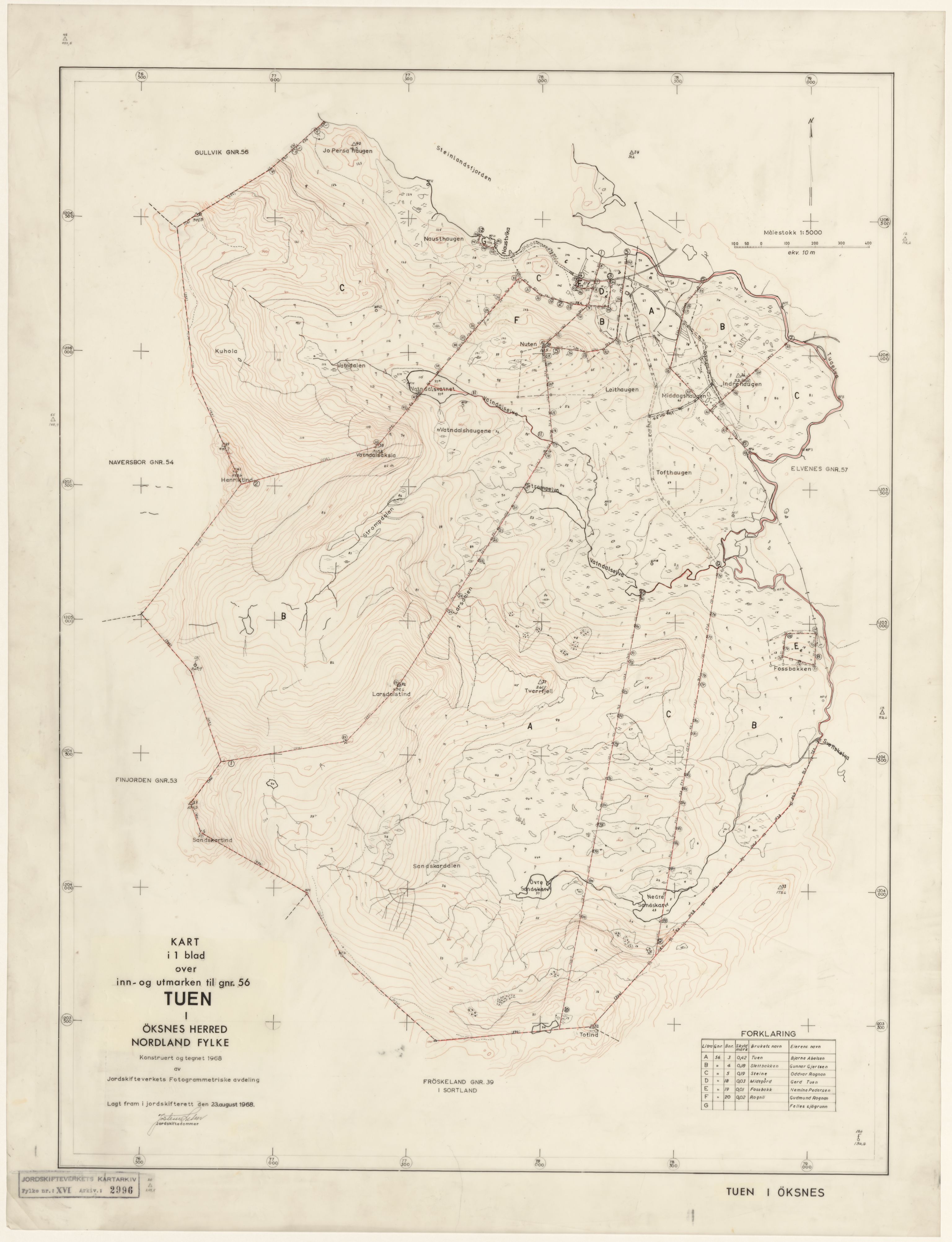 Jordskifteverkets kartarkiv, AV/RA-S-3929/T, 1859-1988, s. 3909