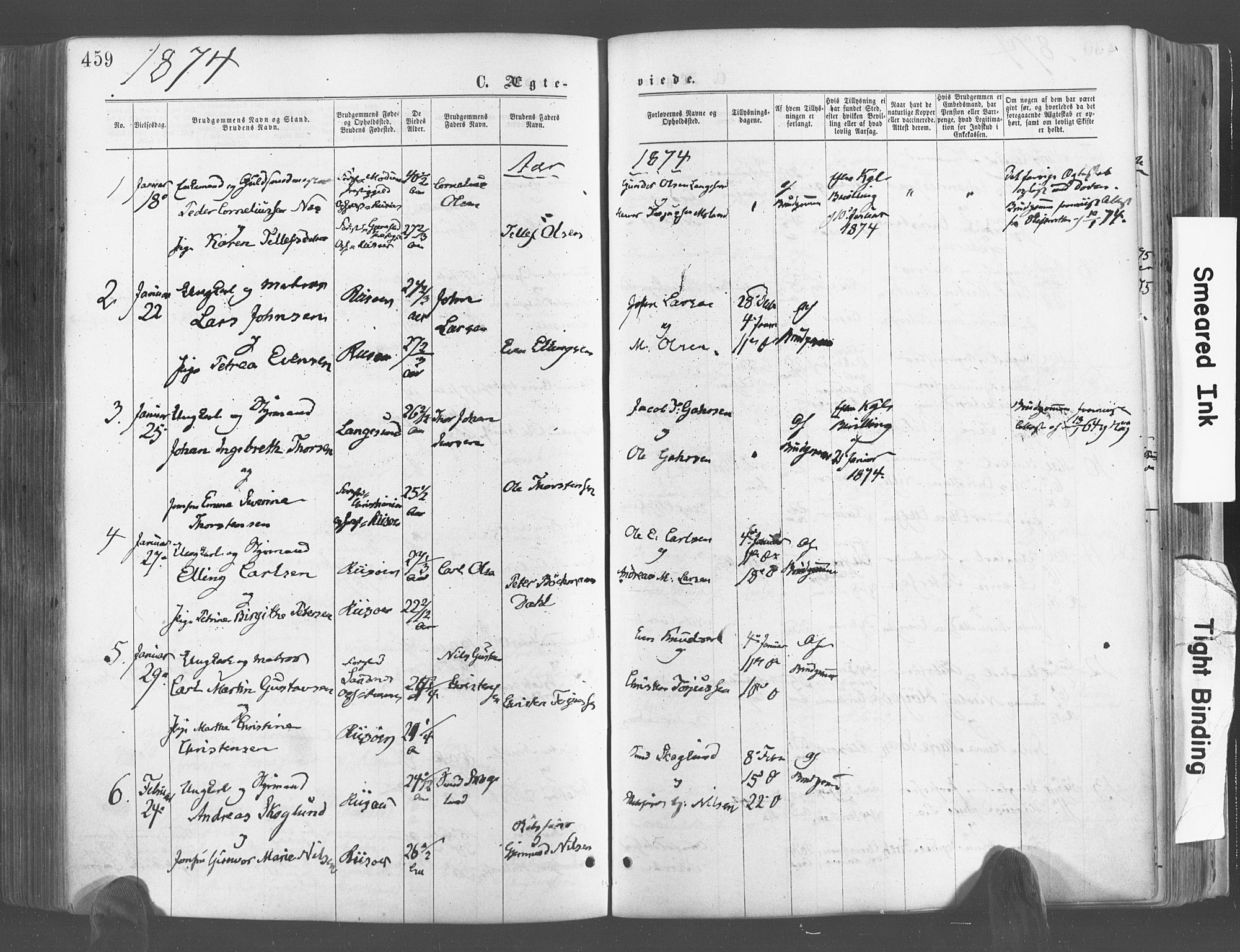 Risør sokneprestkontor, AV/SAK-1111-0035/F/Fa/L0004: Ministerialbok nr. A 4, 1865-1882, s. 459