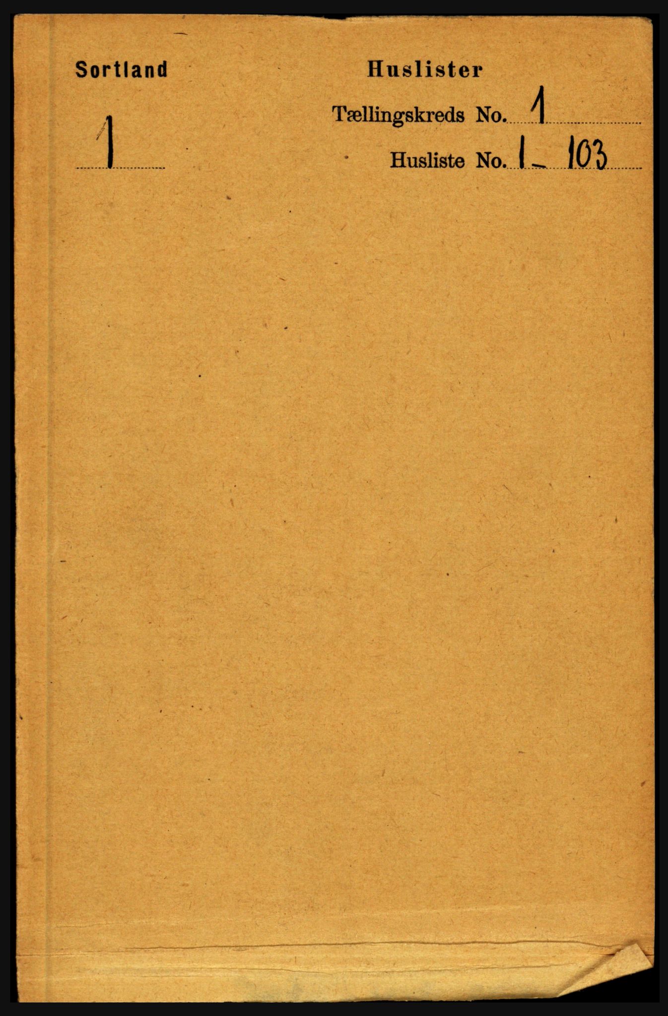 RA, Folketelling 1891 for 1870 Sortland herred, 1891, s. 17
