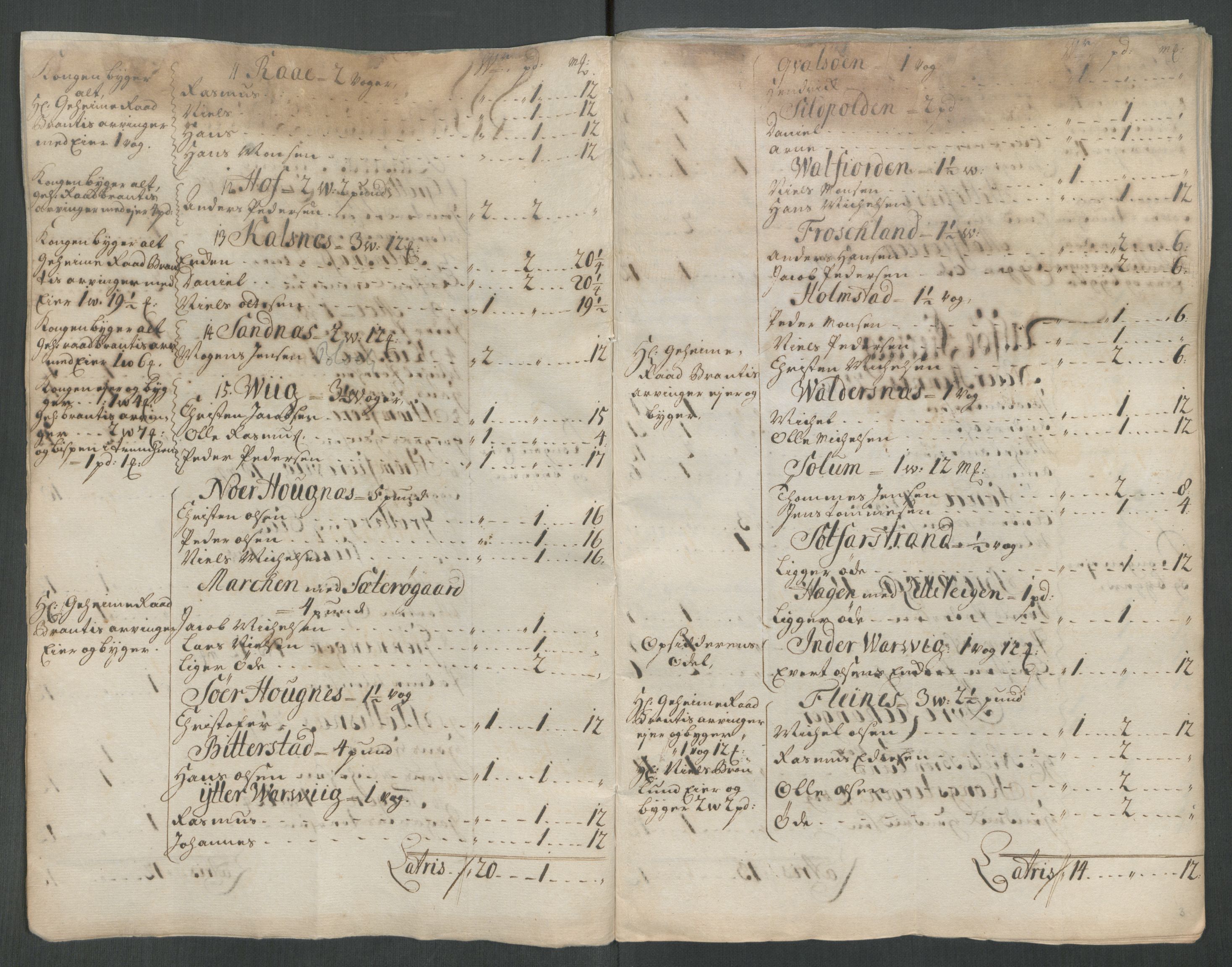 Rentekammeret inntil 1814, Reviderte regnskaper, Fogderegnskap, AV/RA-EA-4092/R67/L4680: Fogderegnskap Vesterålen, Andenes og Lofoten, 1714, s. 30